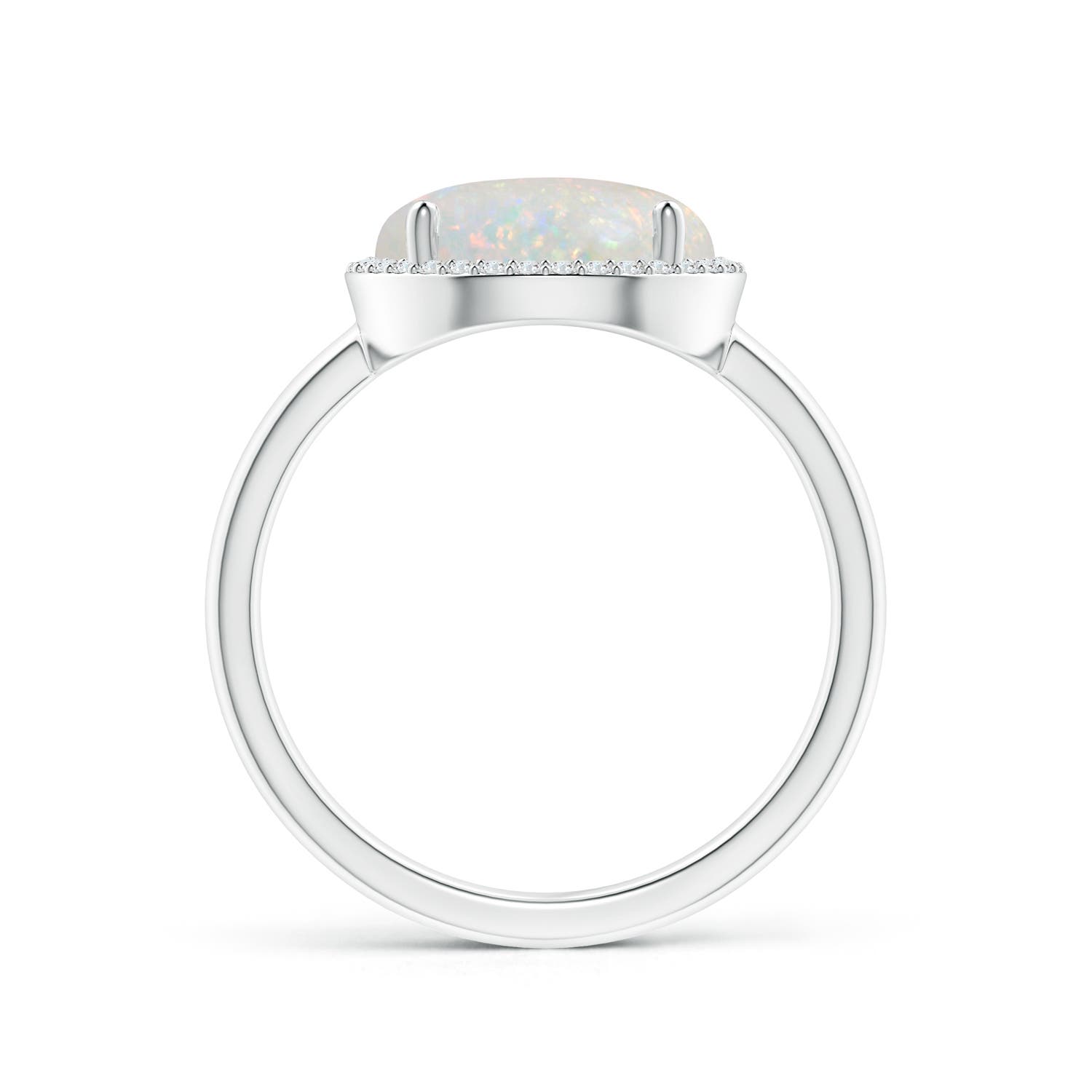 AA - Opal / 2 CT / 14 KT White Gold