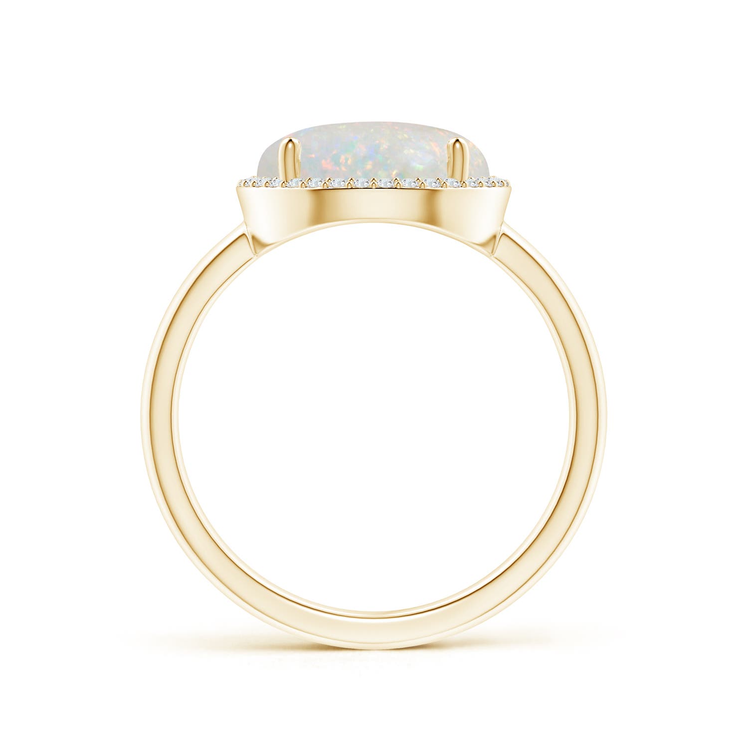 AA - Opal / 2 CT / 14 KT Yellow Gold