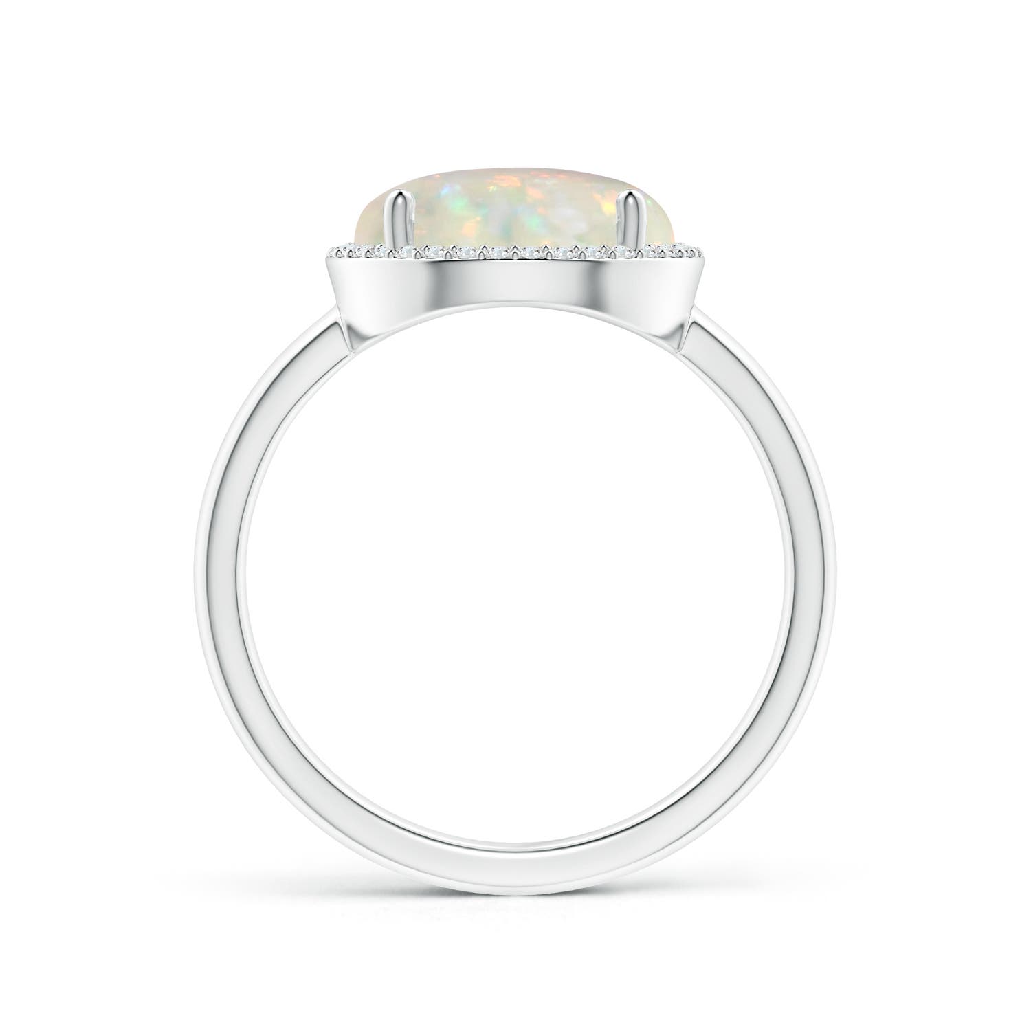 AAA - Opal / 2 CT / 14 KT White Gold