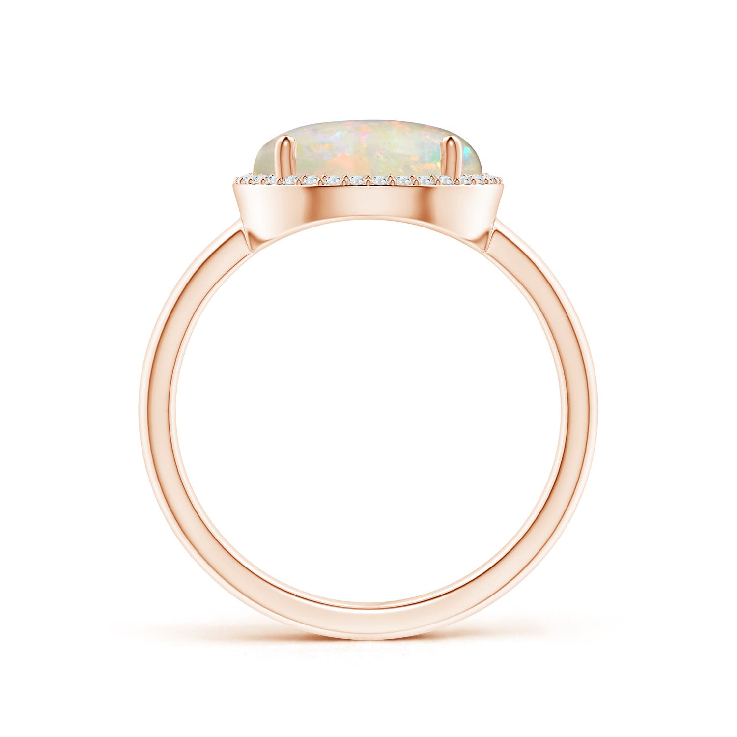 AAAA - Opal / 2 CT / 14 KT Rose Gold