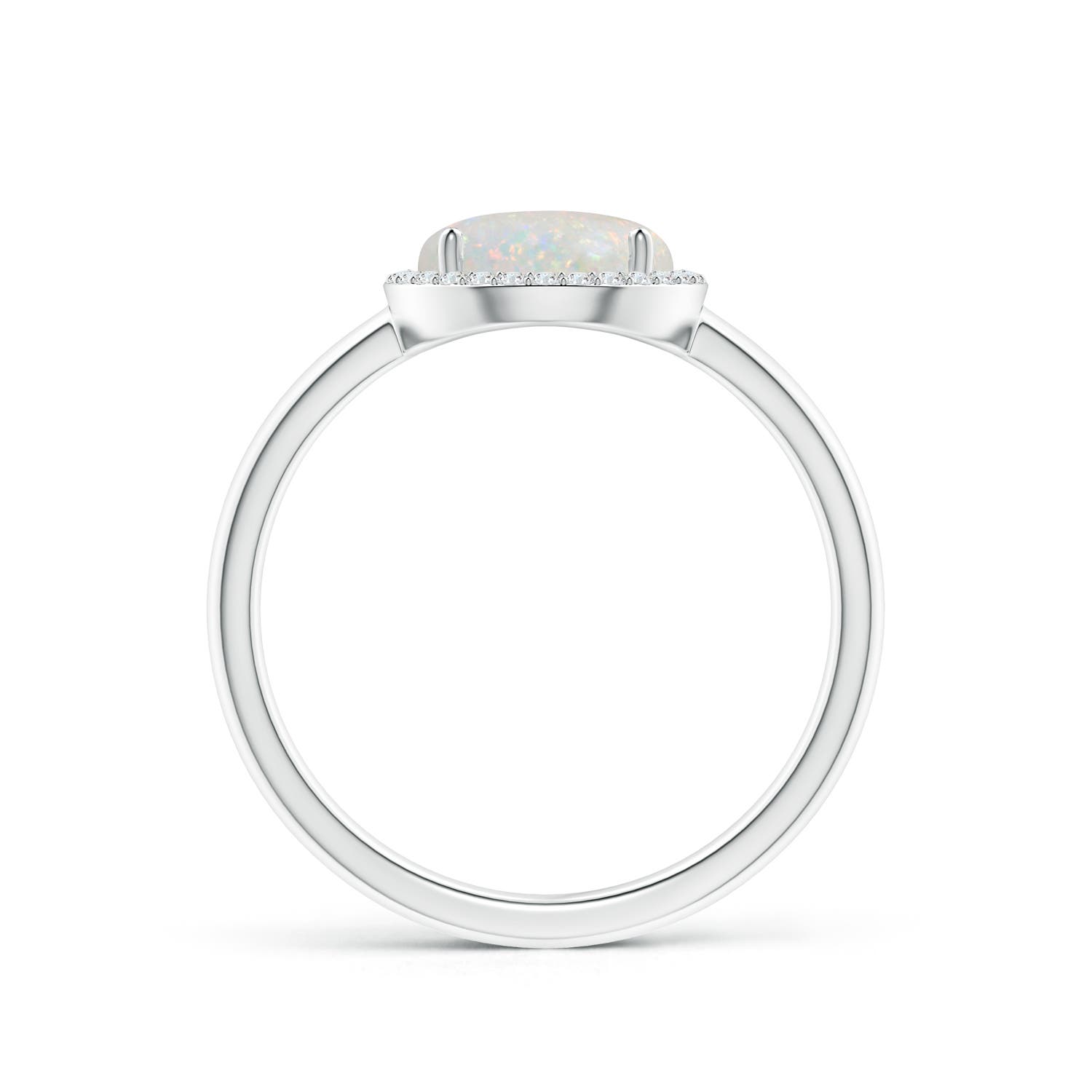 AA - Opal / 1.23 CT / 14 KT White Gold