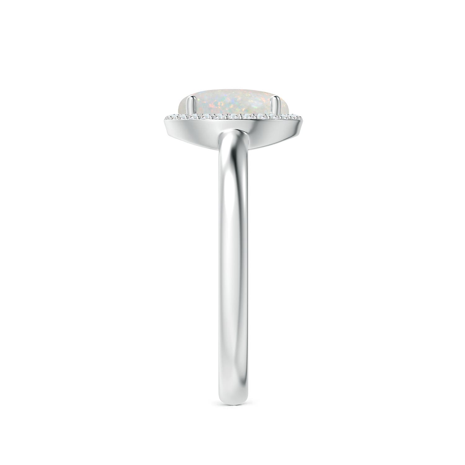 AA - Opal / 1.23 CT / 14 KT White Gold