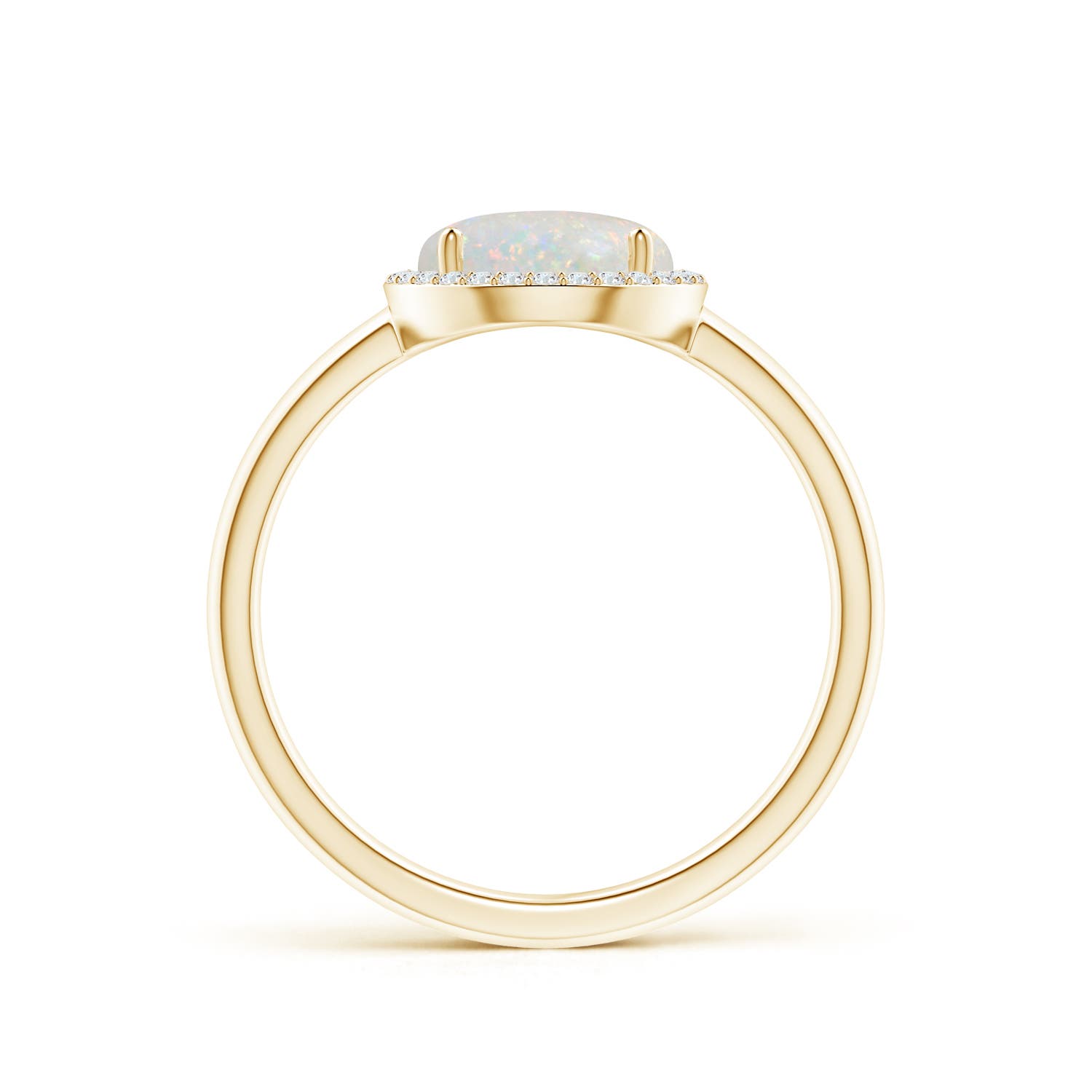 AA - Opal / 1.23 CT / 14 KT Yellow Gold