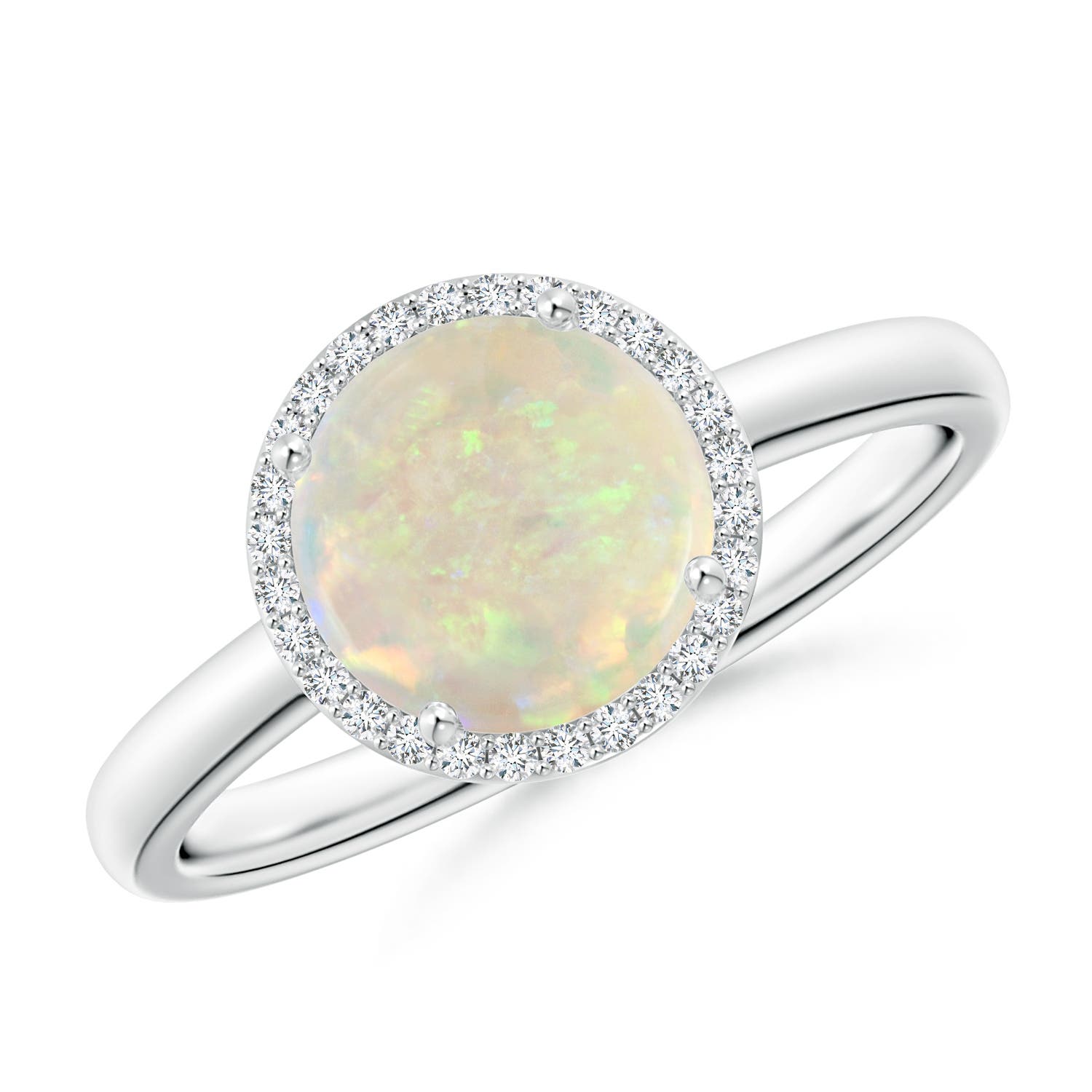 AAA - Opal / 1.23 CT / 14 KT White Gold