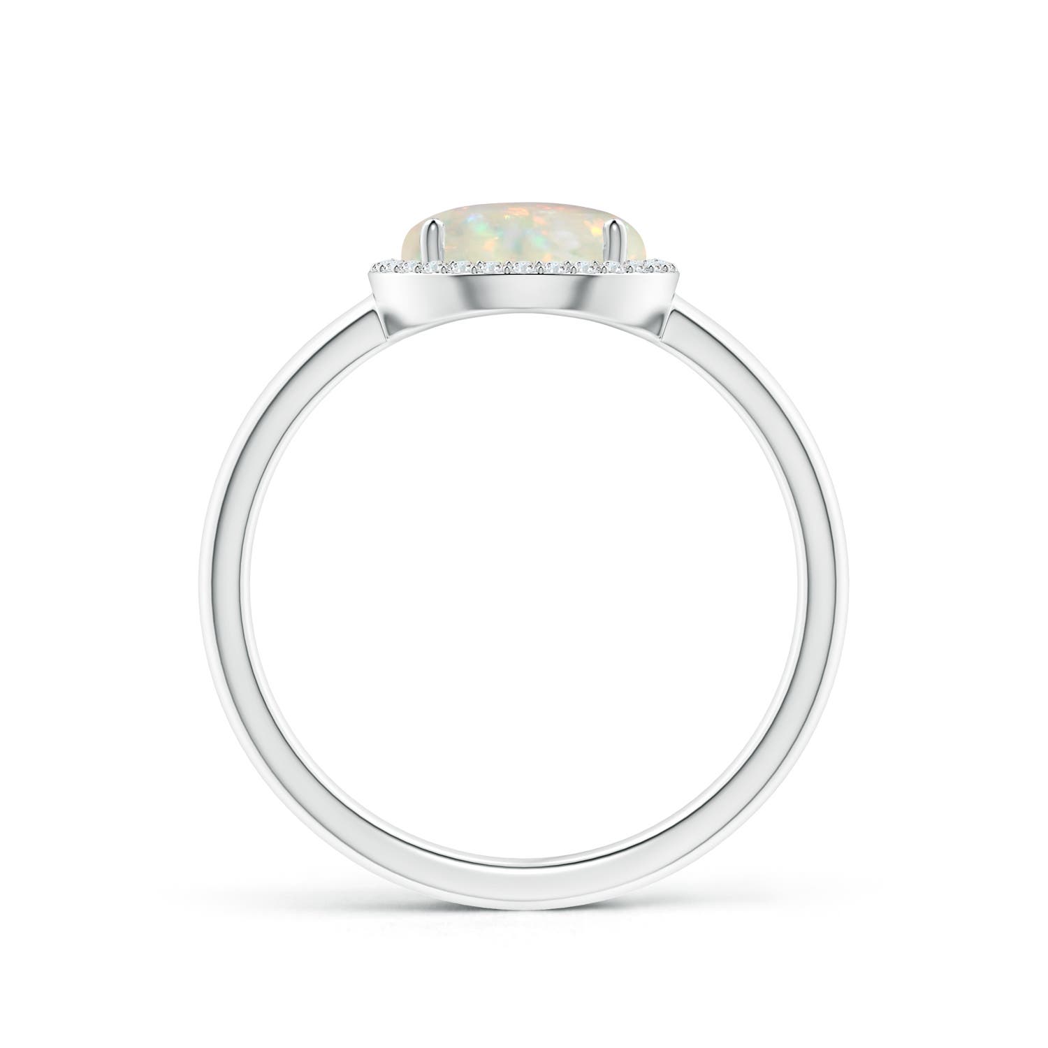 AAA - Opal / 1.23 CT / 14 KT White Gold