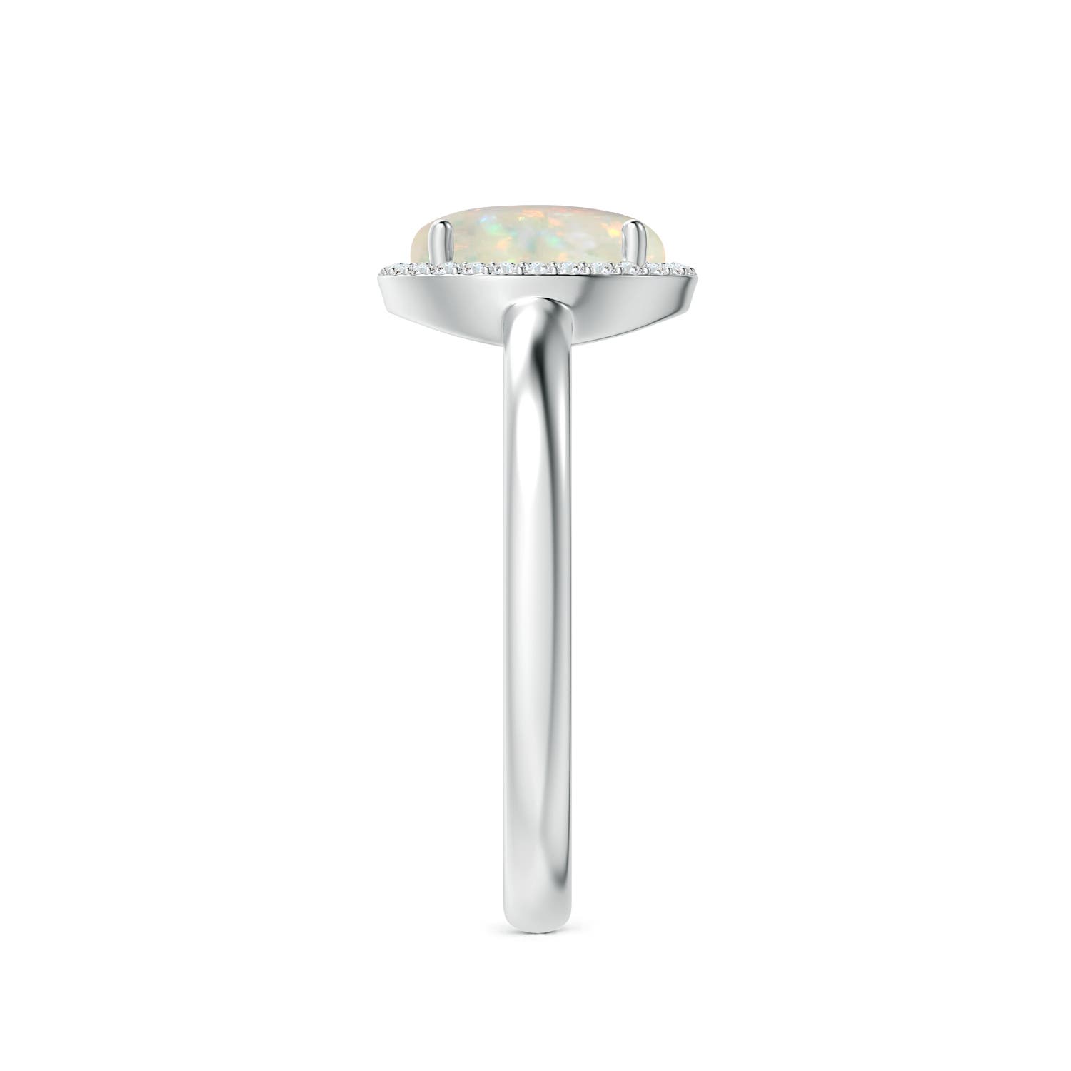 AAA - Opal / 1.23 CT / 14 KT White Gold