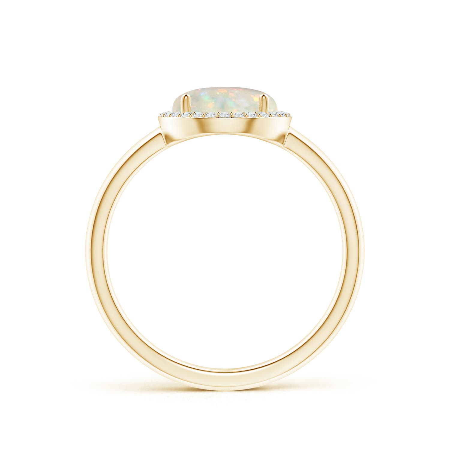 AAA - Opal / 1.23 CT / 14 KT Yellow Gold