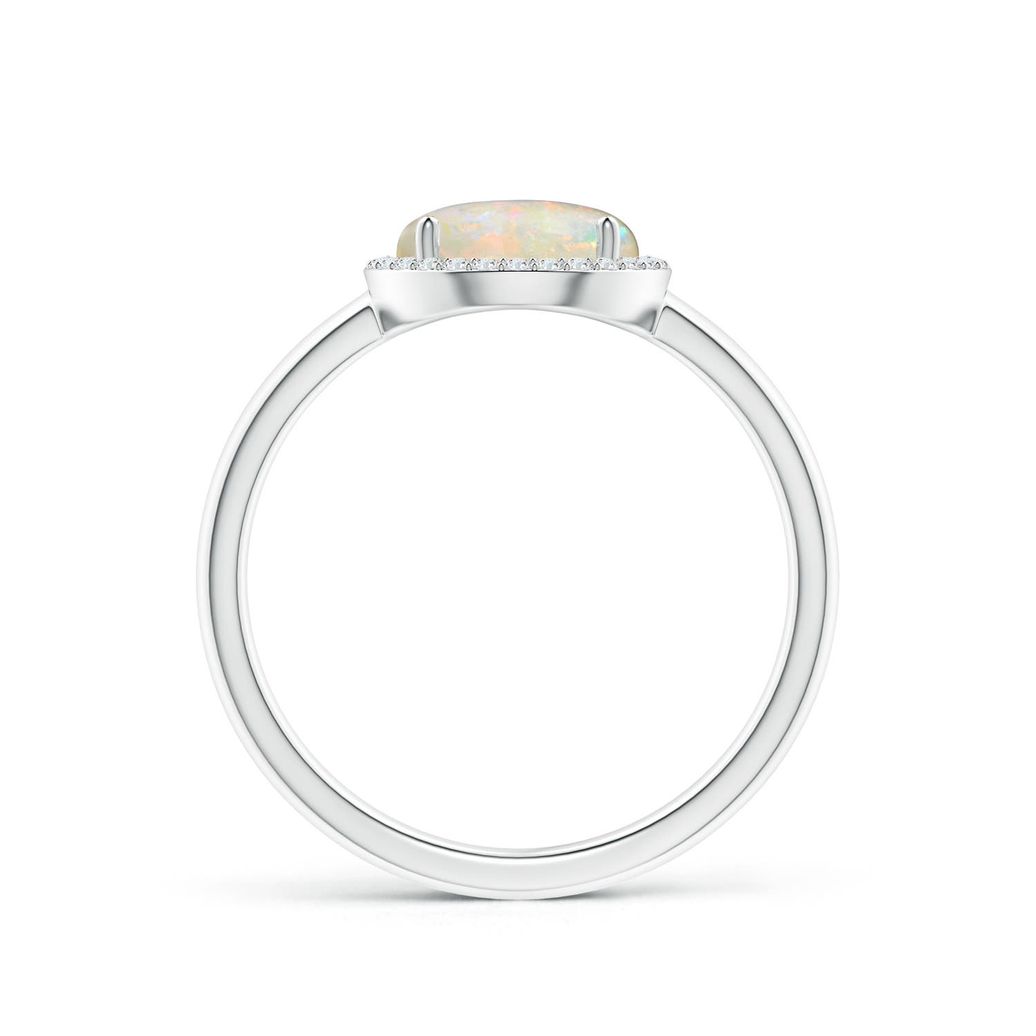 AAAA - Opal / 1.23 CT / 14 KT White Gold