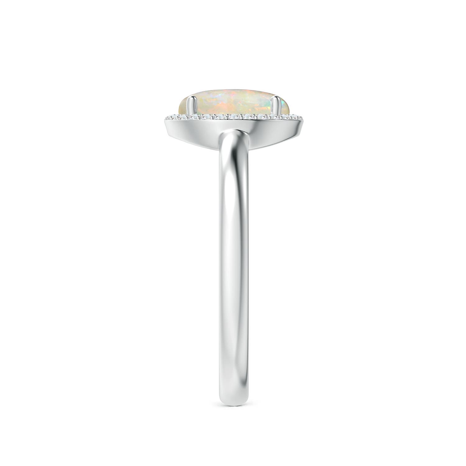 AAAA - Opal / 1.23 CT / 14 KT White Gold