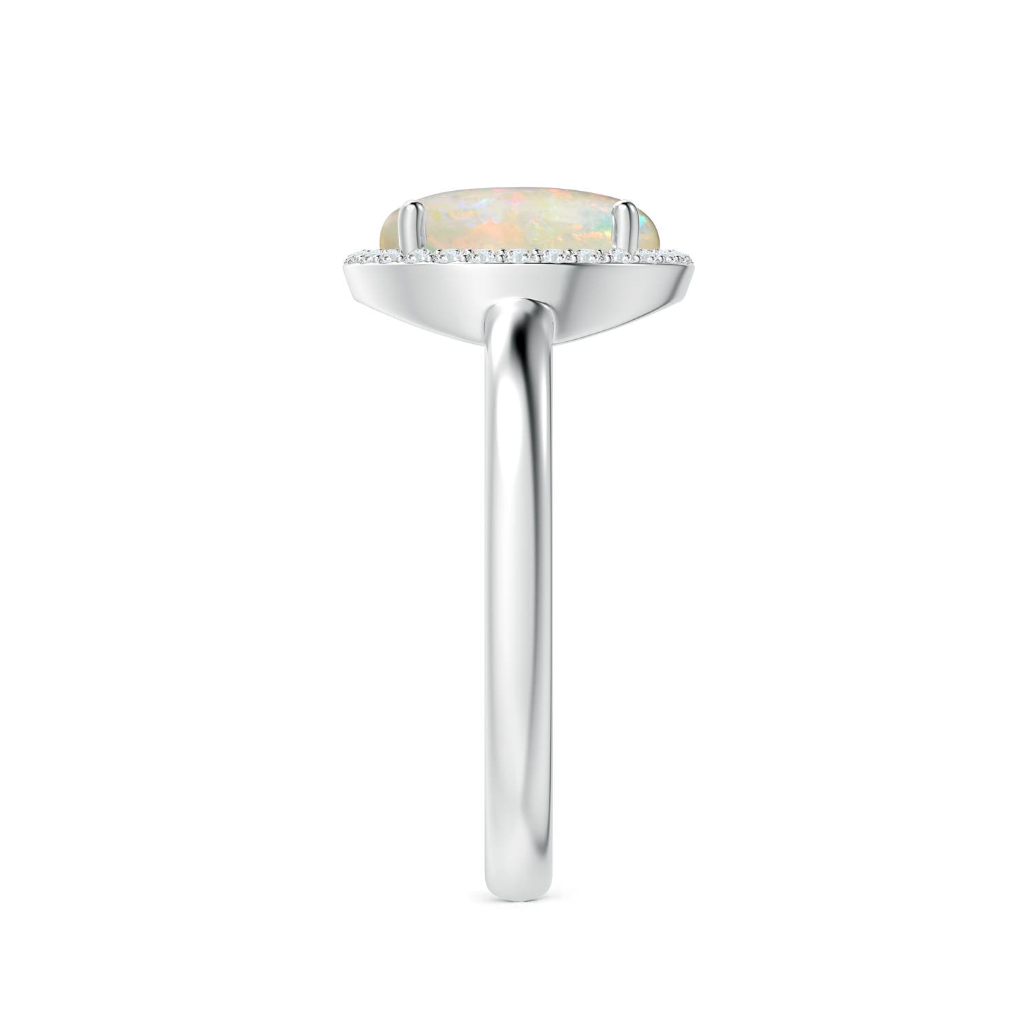 AAAA - Opal / 1.64 CT / 14 KT White Gold