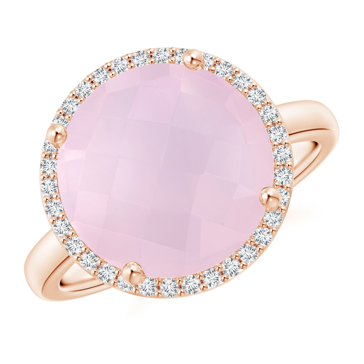 AA - Rose Quartz / 5.3 CT / 14 KT Rose Gold