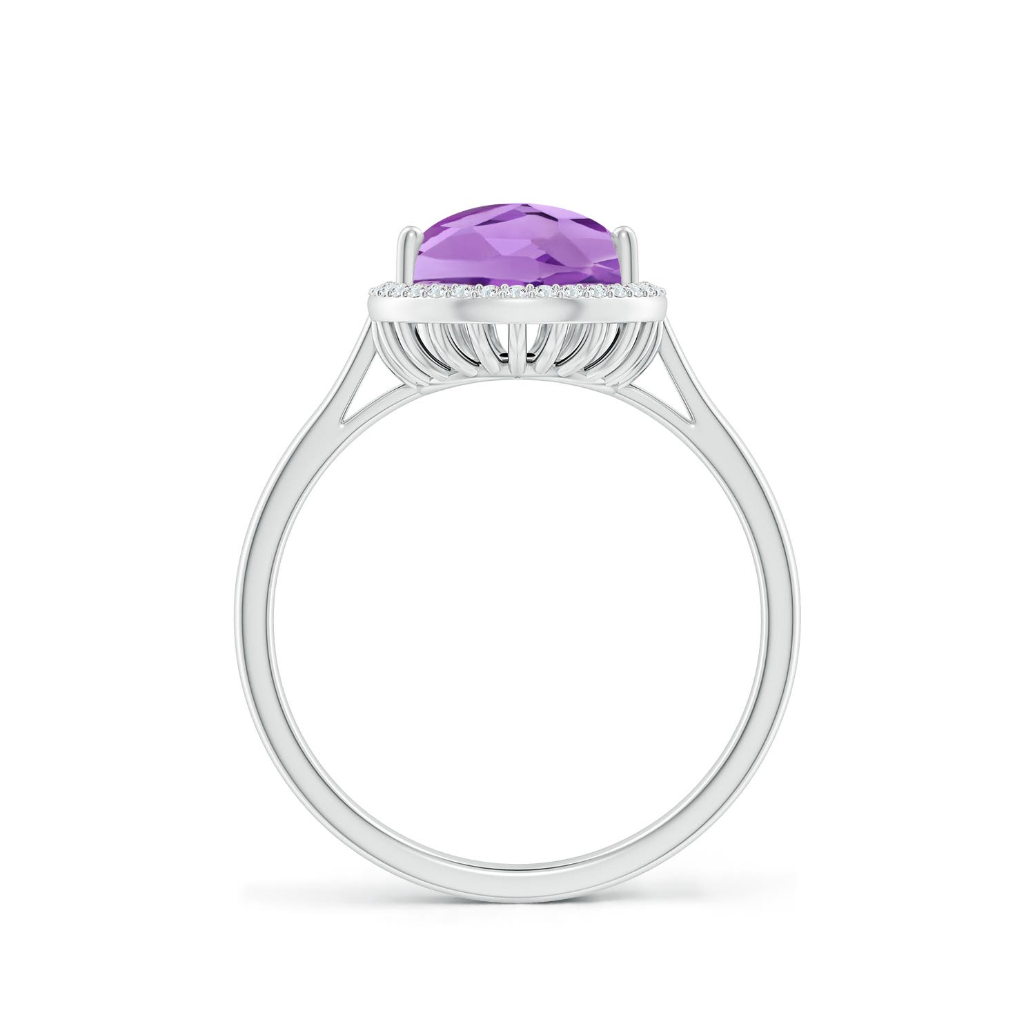 A - Amethyst / 2.79 CT / 14 KT White Gold