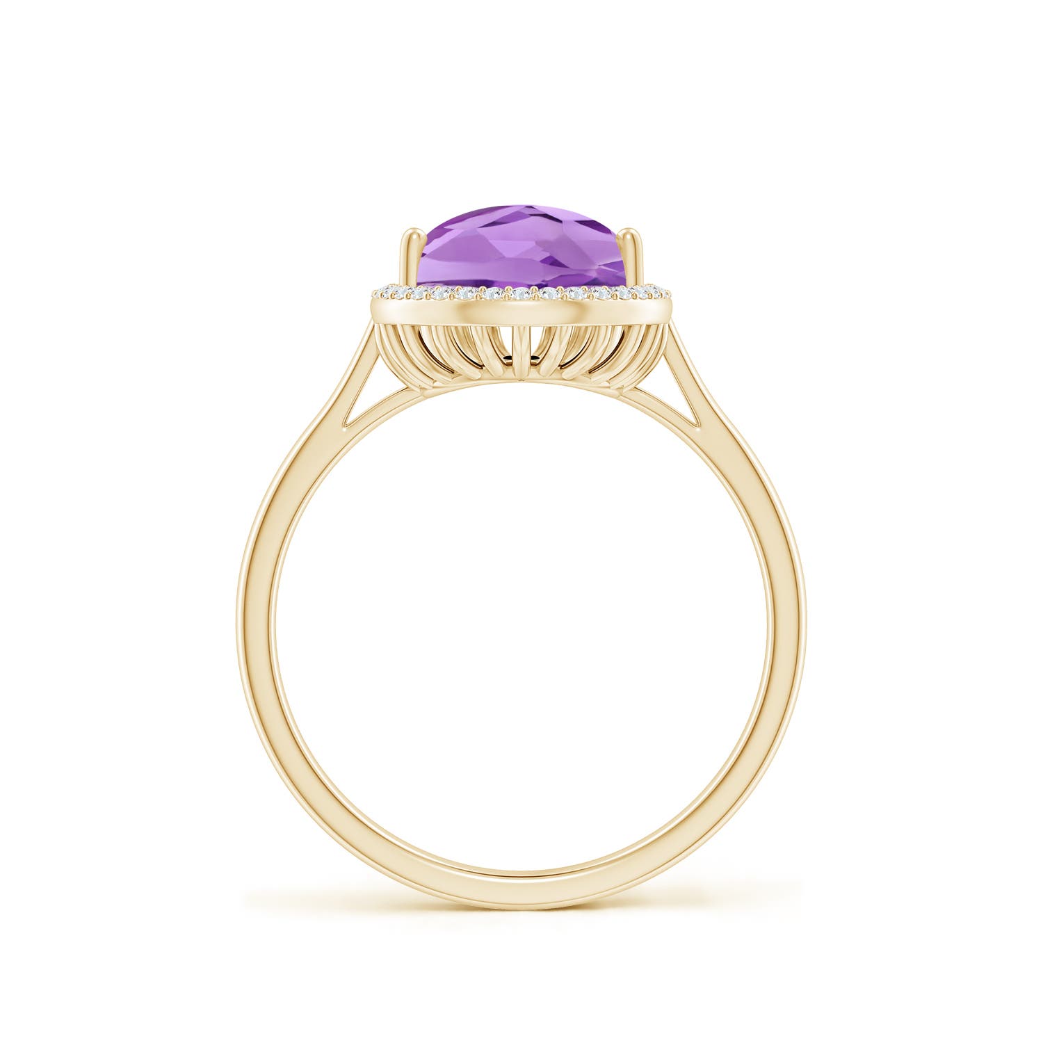 A - Amethyst / 2.79 CT / 14 KT Yellow Gold