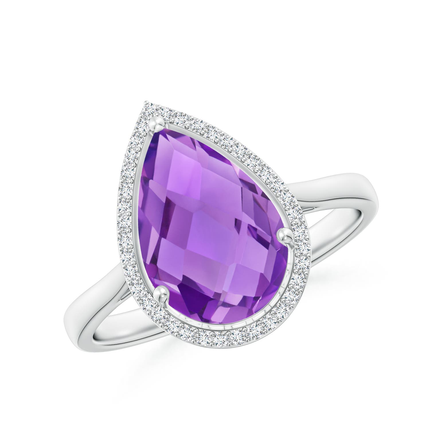 AA - Amethyst / 2.79 CT / 14 KT White Gold