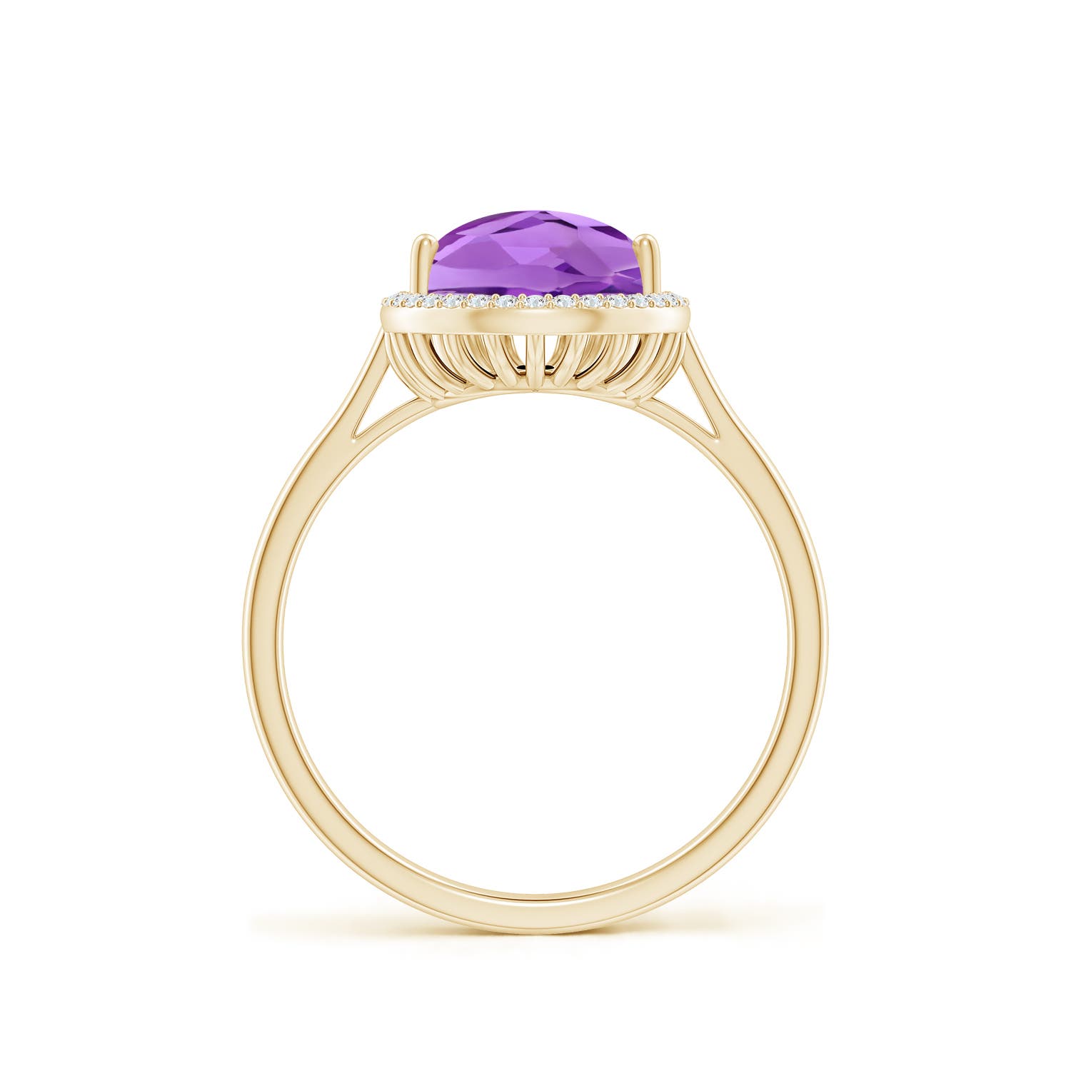 AA - Amethyst / 2.79 CT / 14 KT Yellow Gold