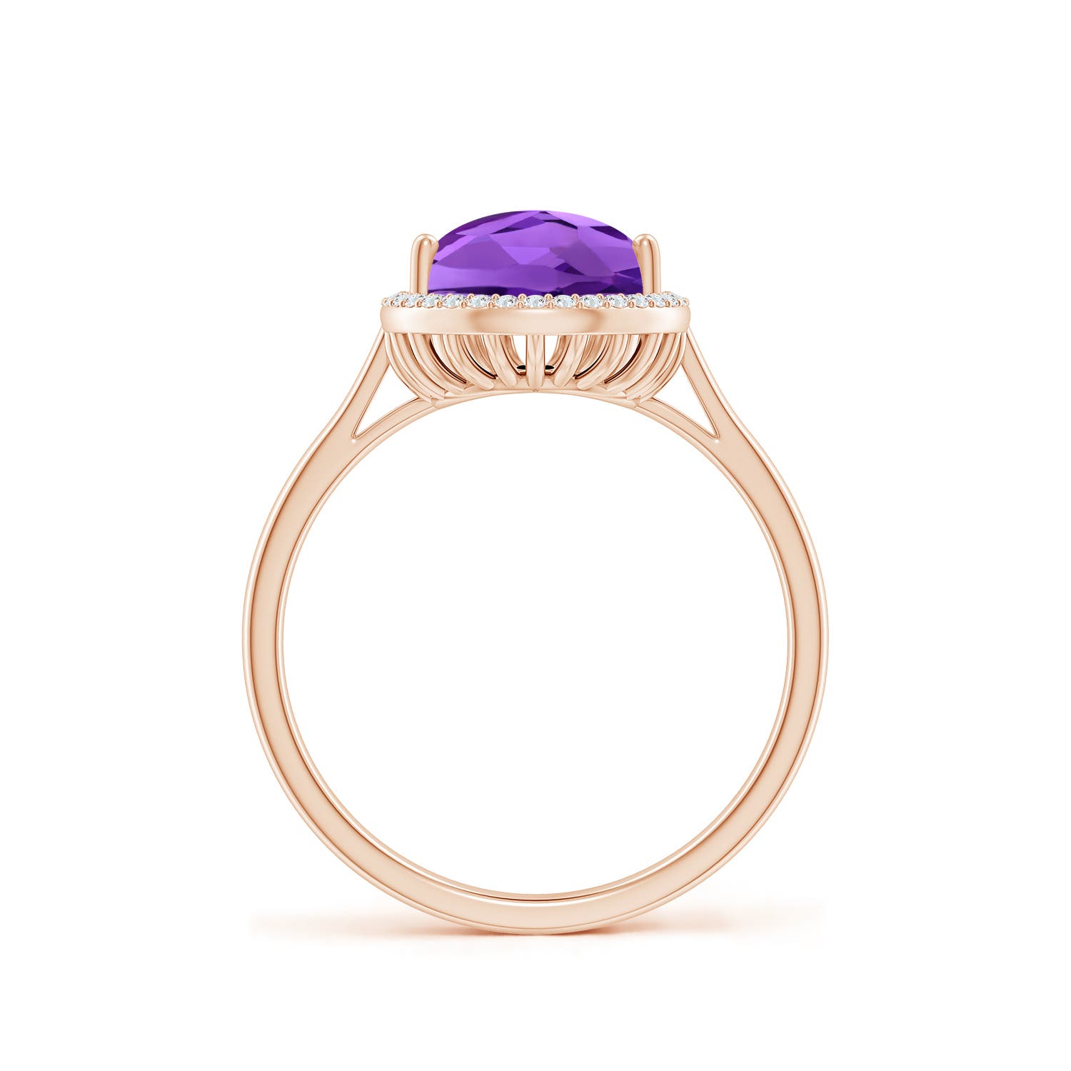 AAAA - Amethyst / 2.79 CT / 14 KT Rose Gold