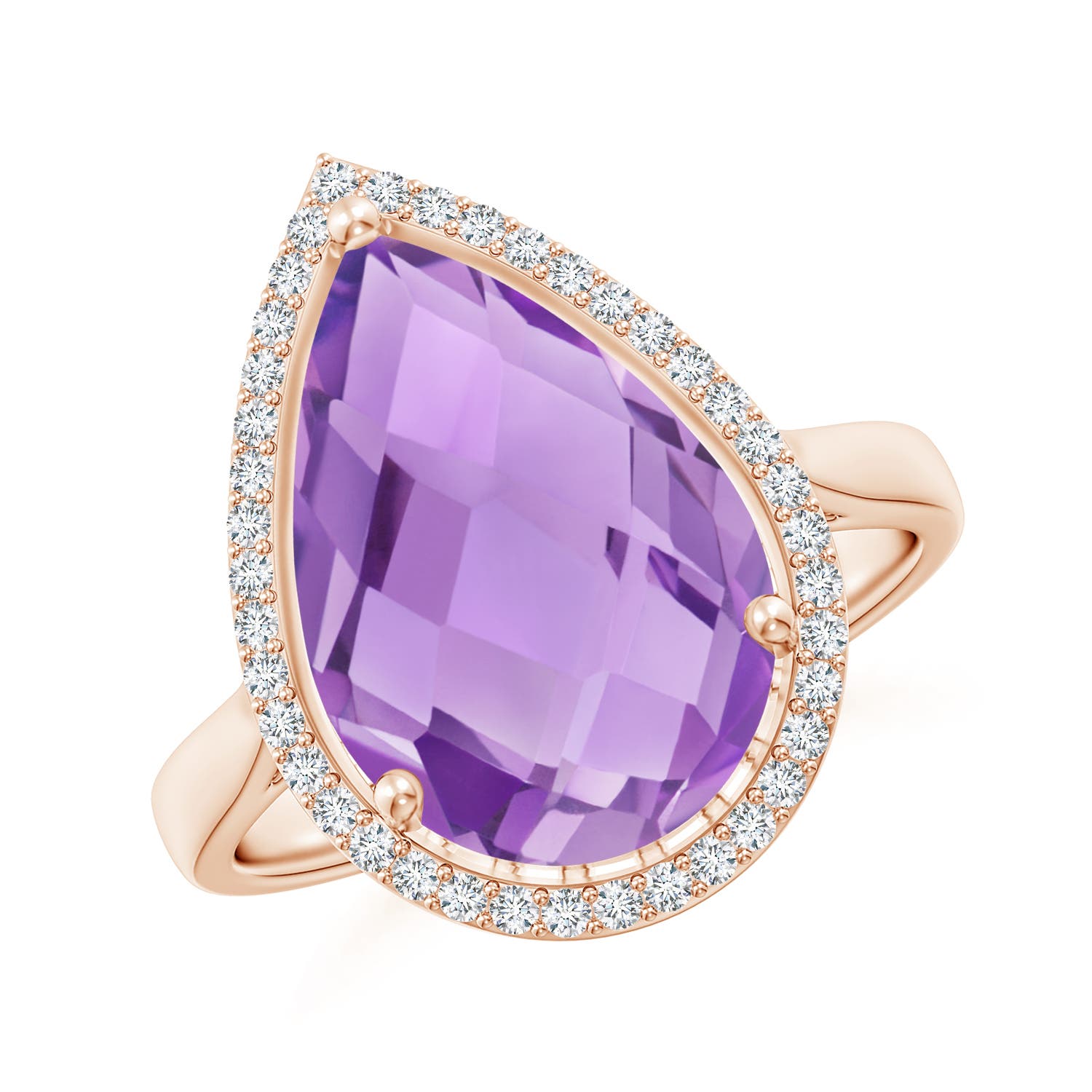 A - Amethyst / 5.1 CT / 14 KT Rose Gold