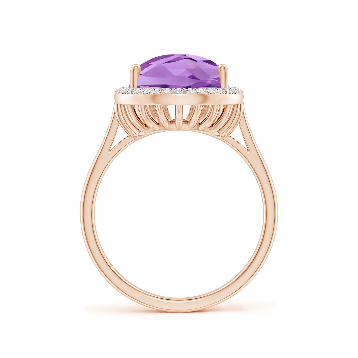 A - Amethyst / 5.1 CT / 14 KT Rose Gold