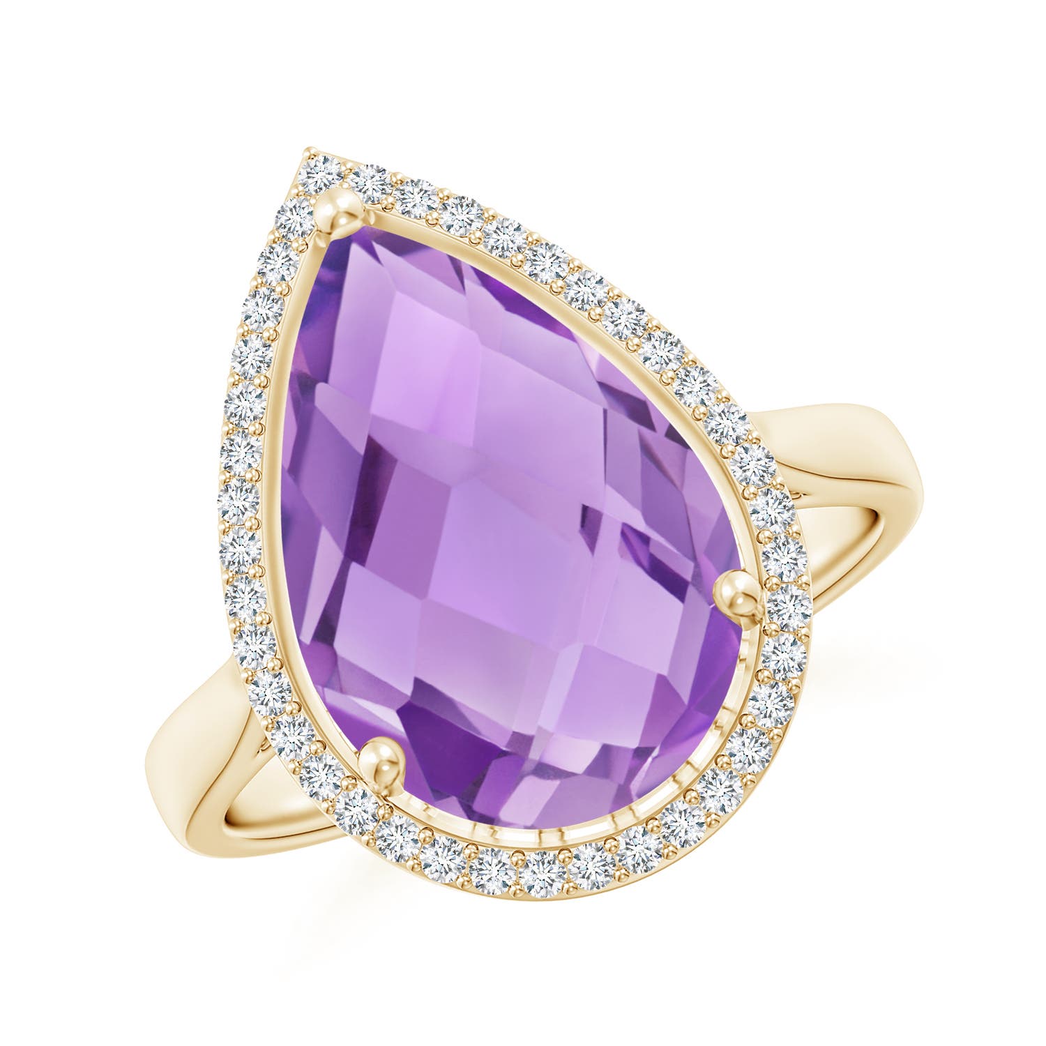 A - Amethyst / 5.1 CT / 14 KT Yellow Gold