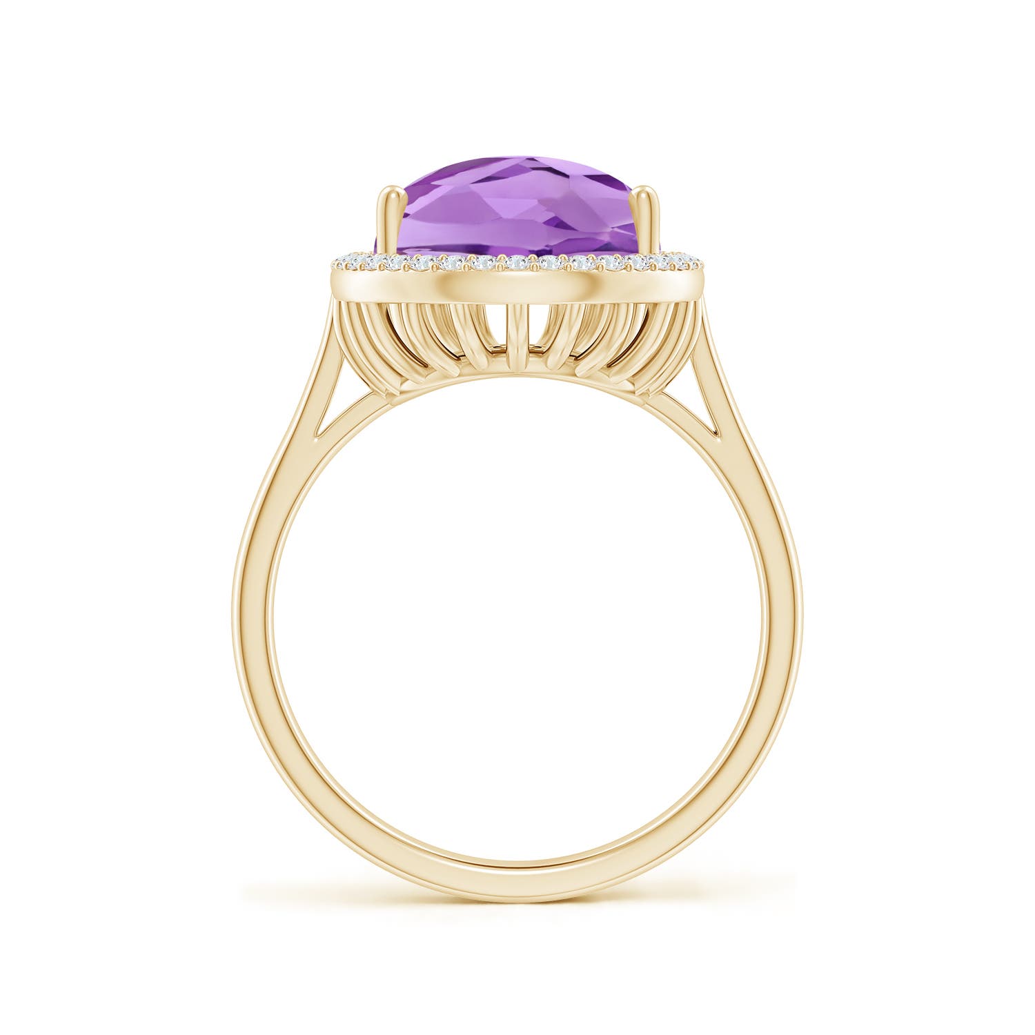 A - Amethyst / 5.1 CT / 14 KT Yellow Gold