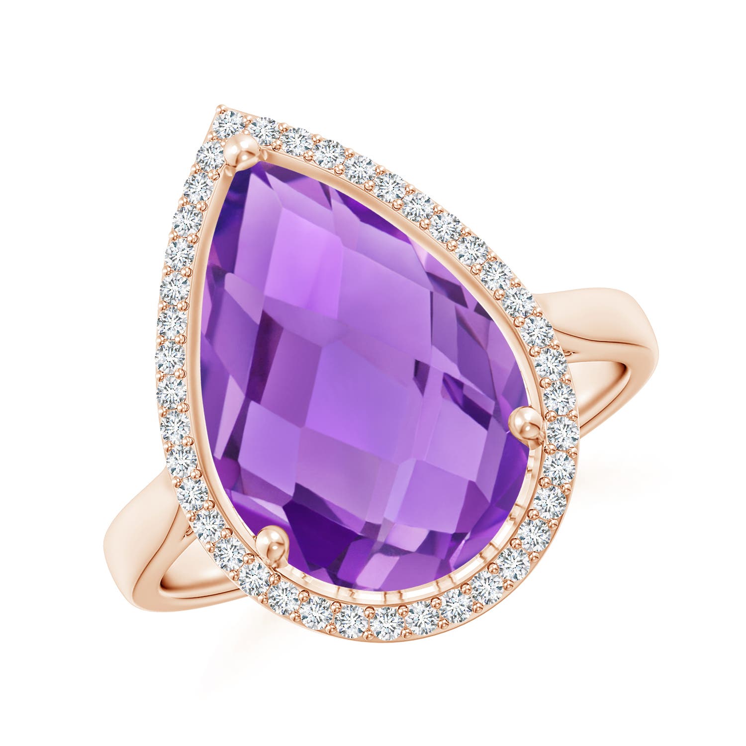 AA - Amethyst / 5.1 CT / 14 KT Rose Gold