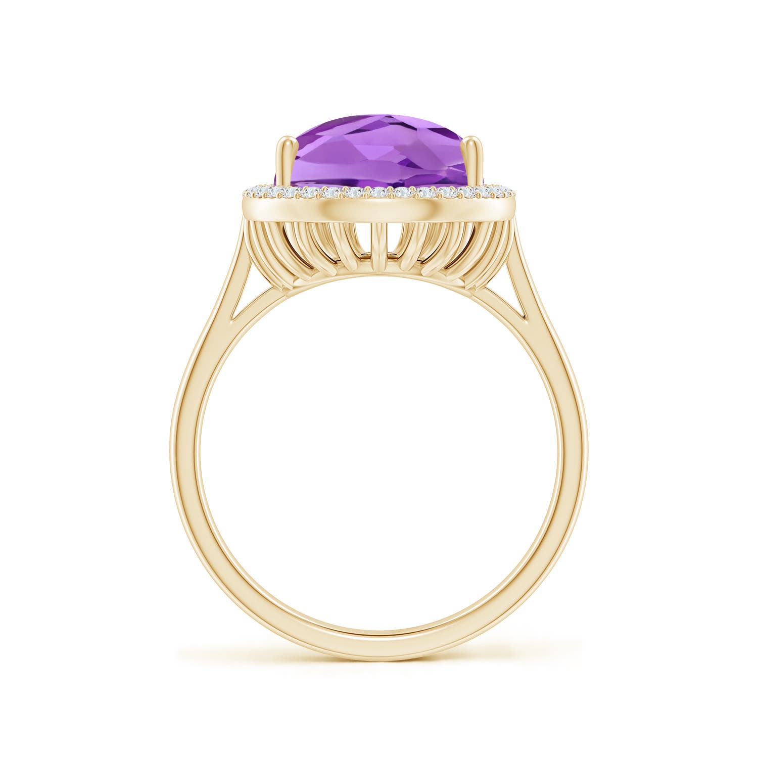 AA - Amethyst / 5.1 CT / 14 KT Yellow Gold