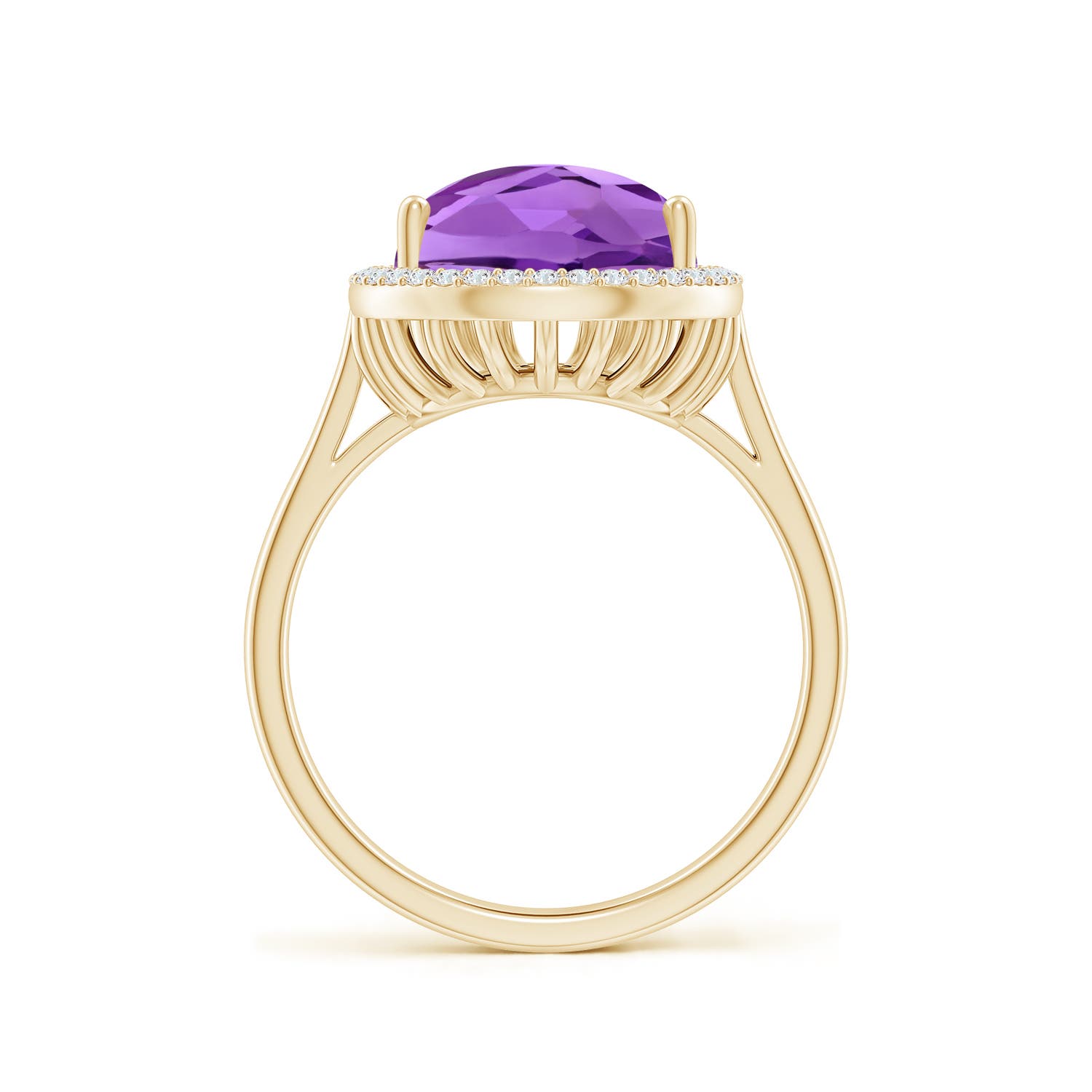 AAA - Amethyst / 5.1 CT / 14 KT Yellow Gold