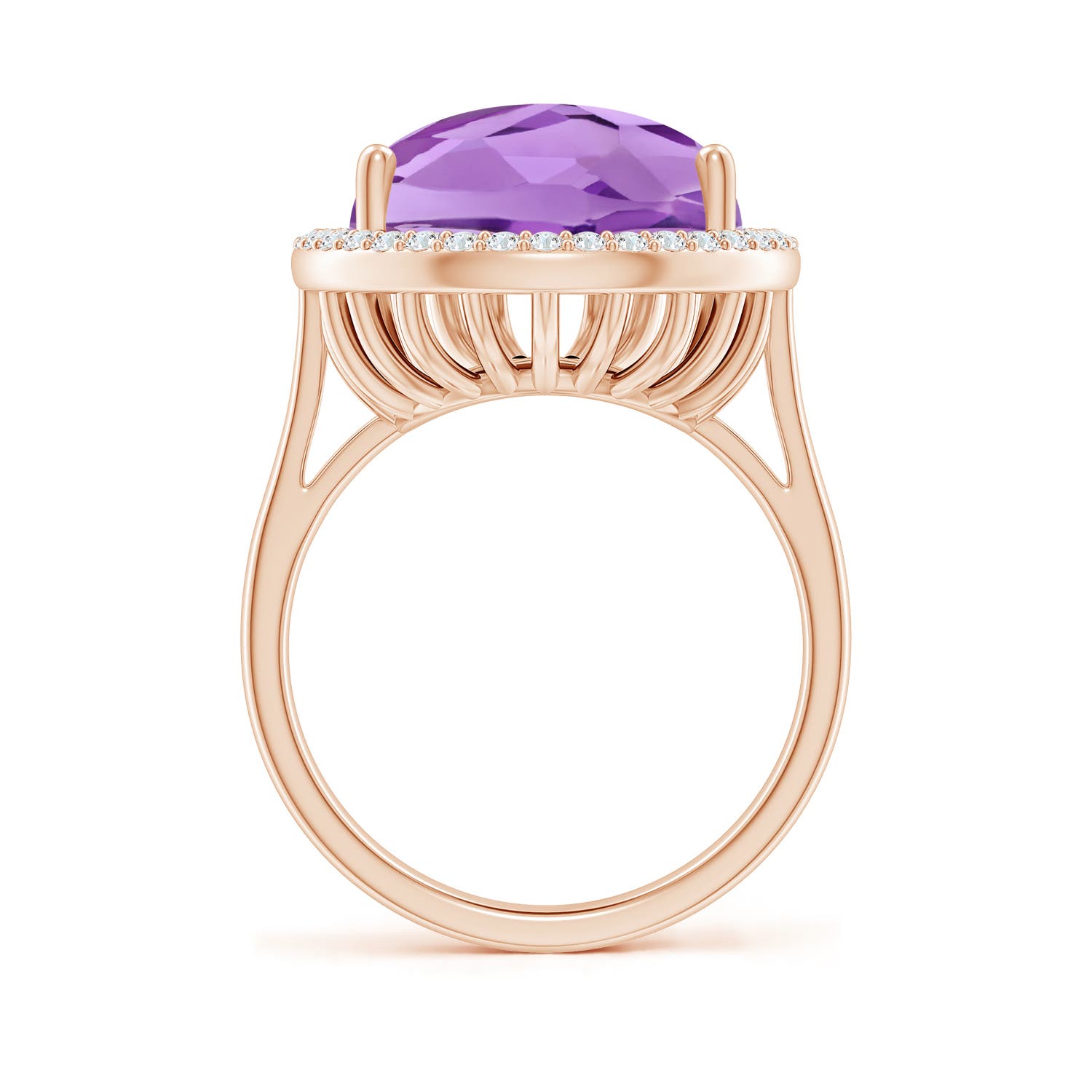 A - Amethyst / 10.57 CT / 14 KT Rose Gold