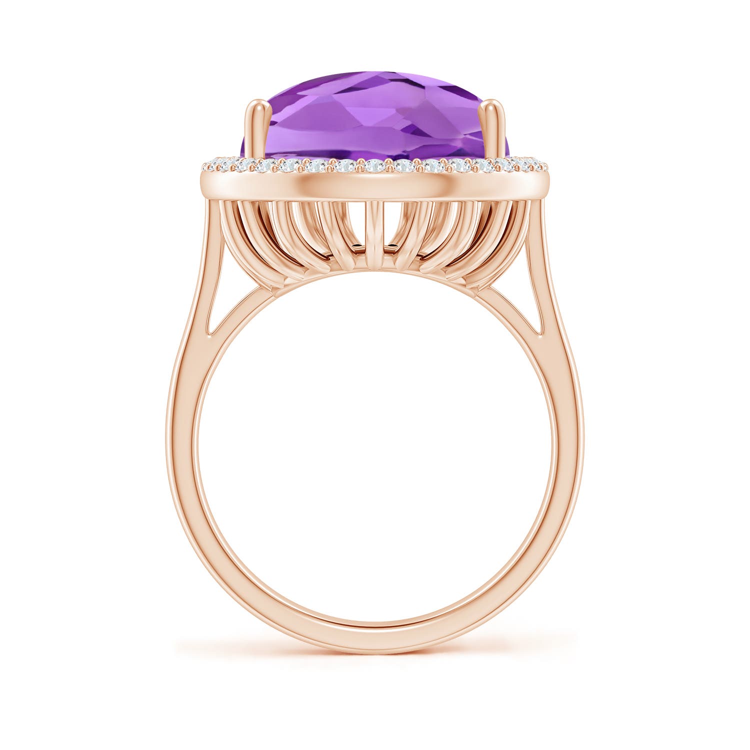 AA - Amethyst / 10.57 CT / 14 KT Rose Gold