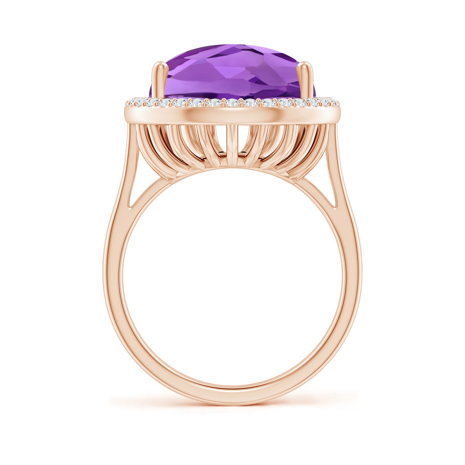 AAA - Amethyst / 10.57 CT / 14 KT Rose Gold