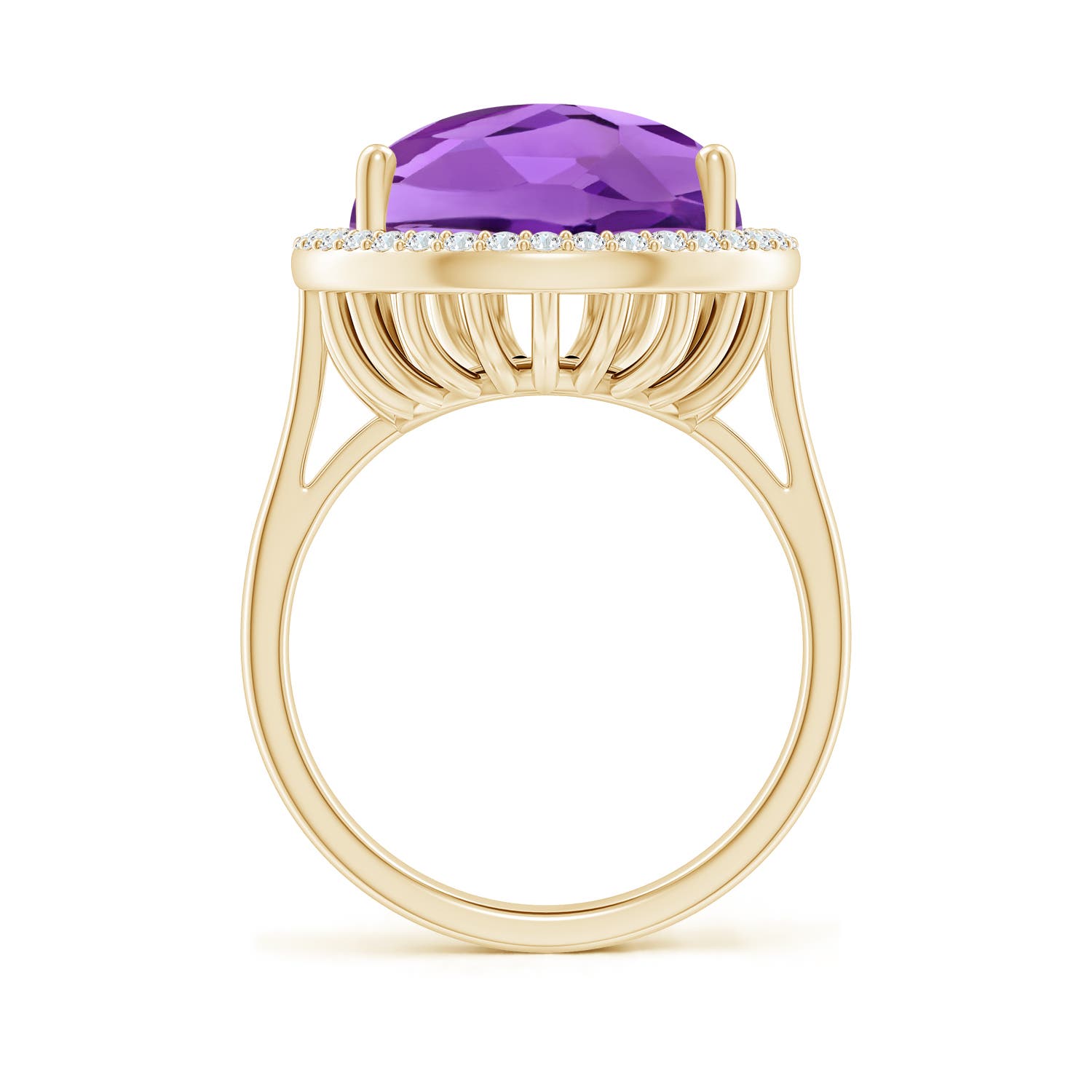 AAA - Amethyst / 10.57 CT / 14 KT Yellow Gold