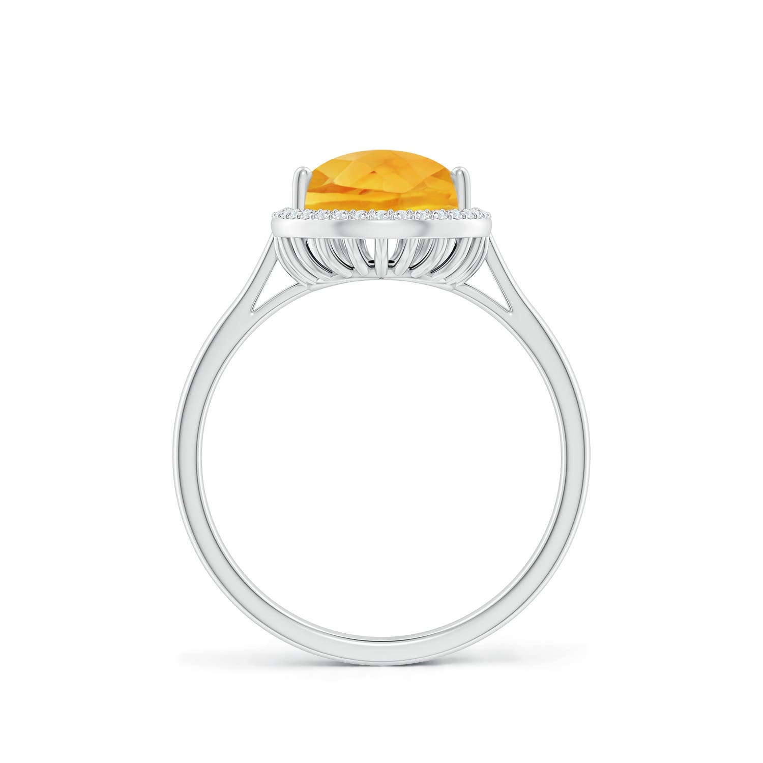 A - Citrine / 2.34 CT / 14 KT White Gold