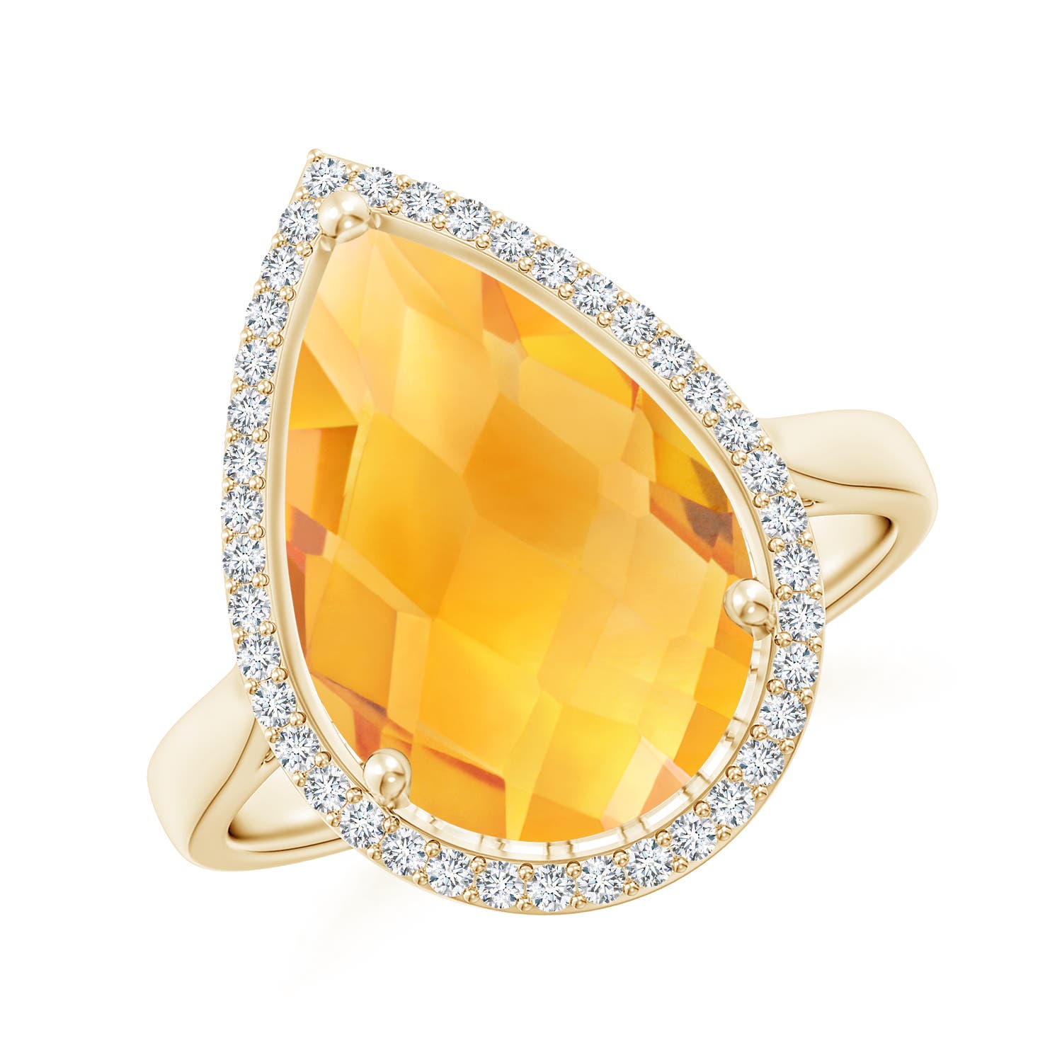 A - Citrine / 5.1 CT / 14 KT Yellow Gold