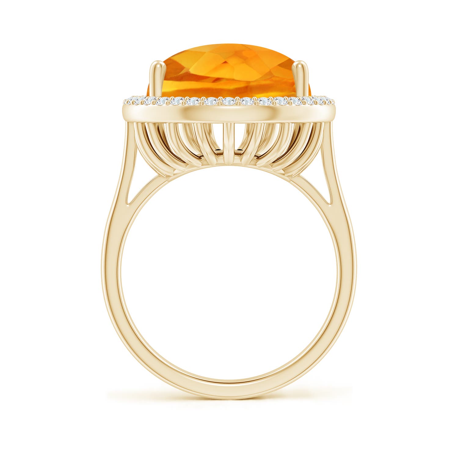 AA - Citrine / 10.57 CT / 14 KT Yellow Gold