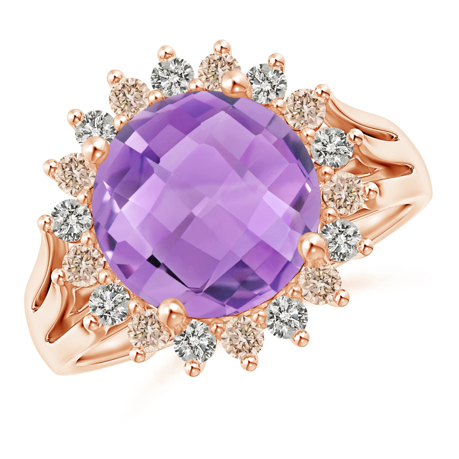 A - Amethyst / 4.17 CT / 14 KT Rose Gold