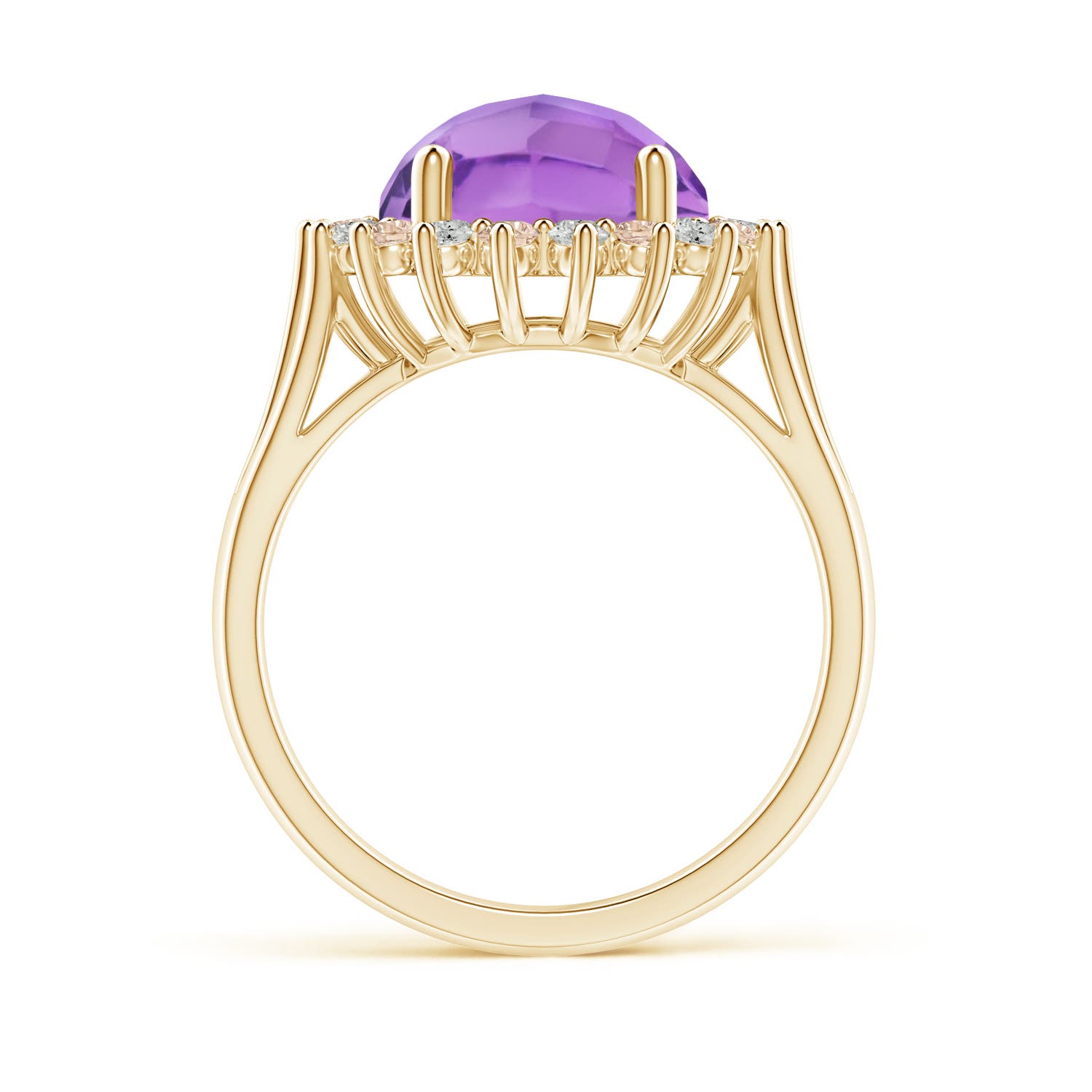 A - Amethyst / 4.17 CT / 14 KT Yellow Gold