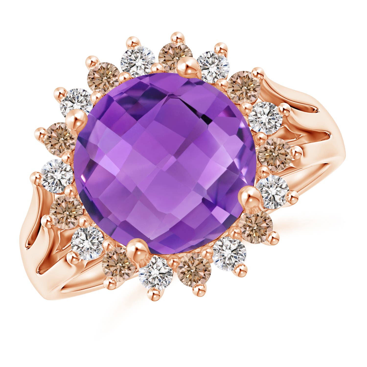 AA - Amethyst / 4.17 CT / 14 KT Rose Gold