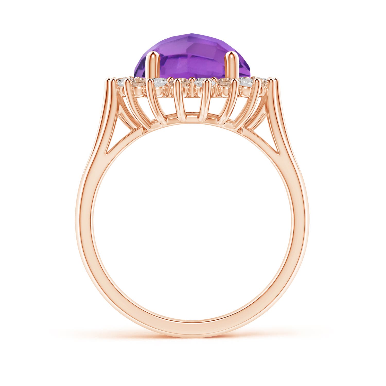 AA - Amethyst / 4.17 CT / 14 KT Rose Gold