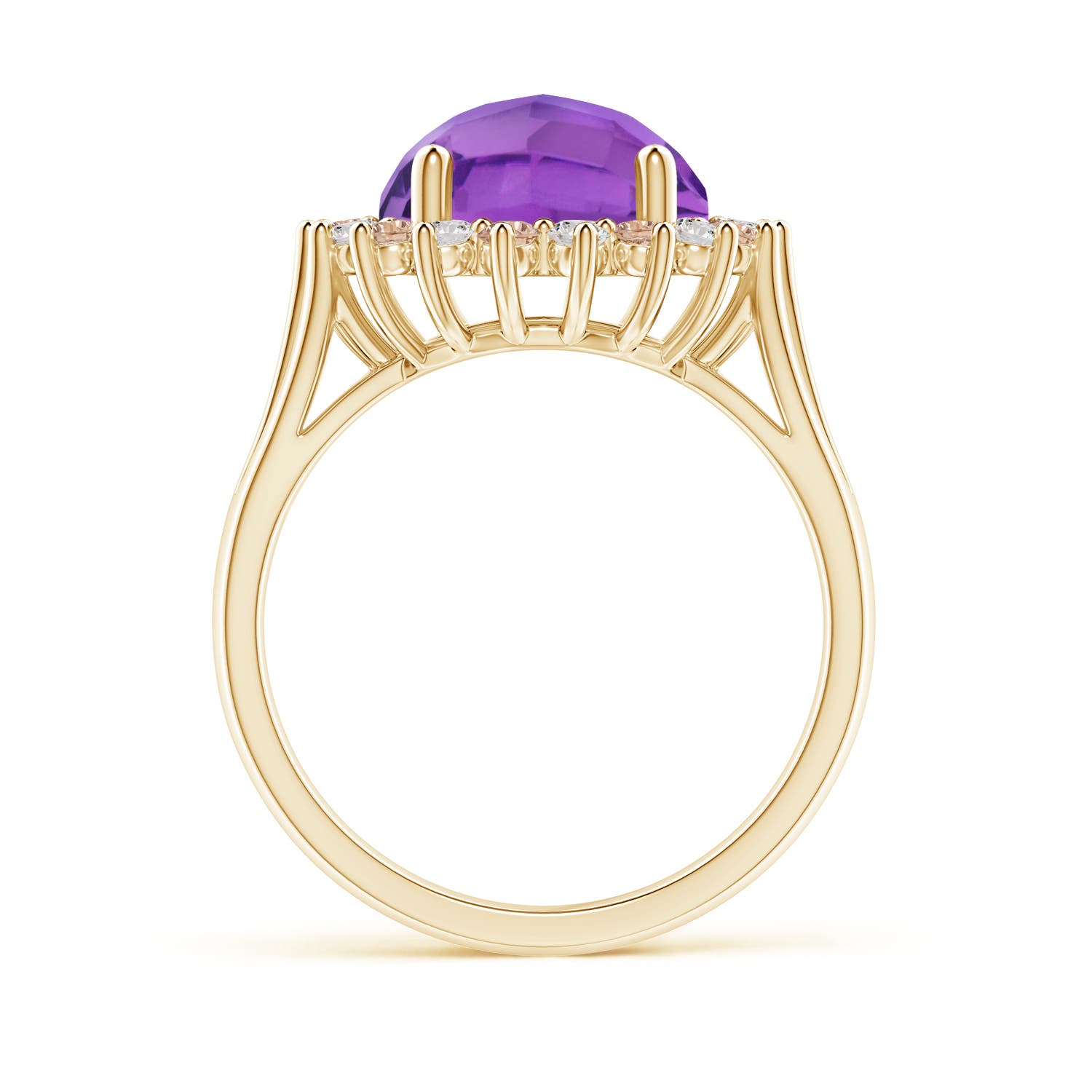 AA - Amethyst / 4.17 CT / 14 KT Yellow Gold