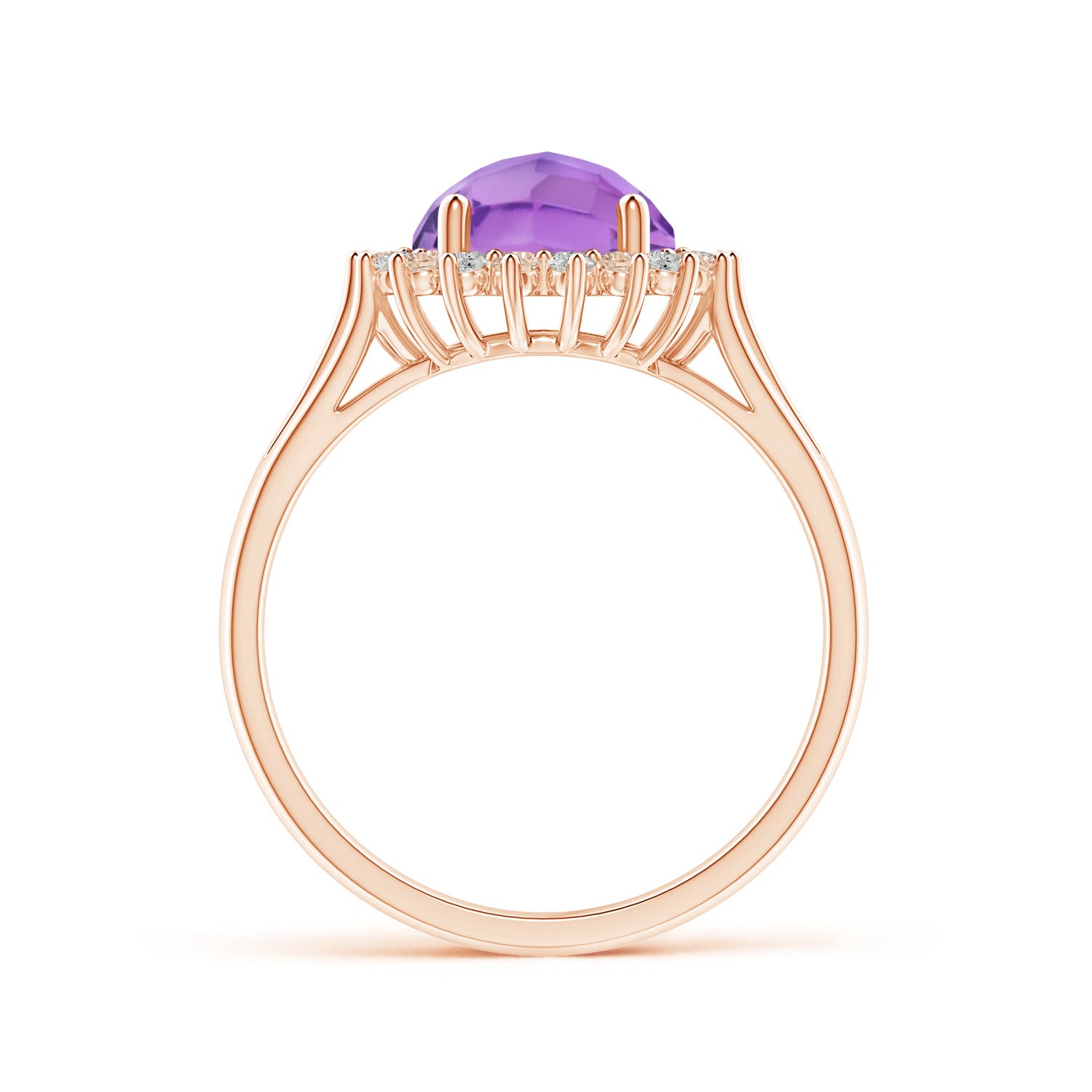 A - Amethyst / 2.1 CT / 14 KT Rose Gold