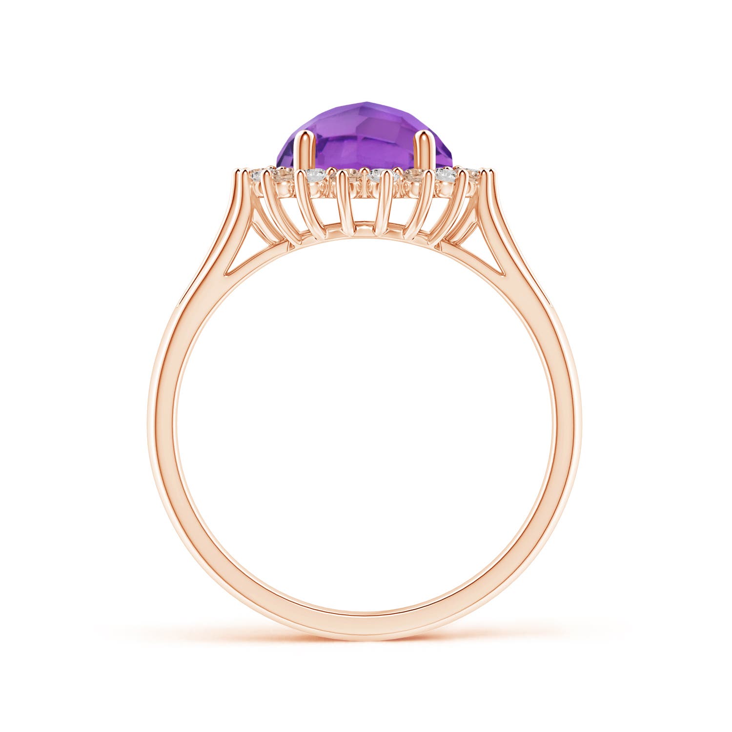 AA - Amethyst / 2.1 CT / 14 KT Rose Gold