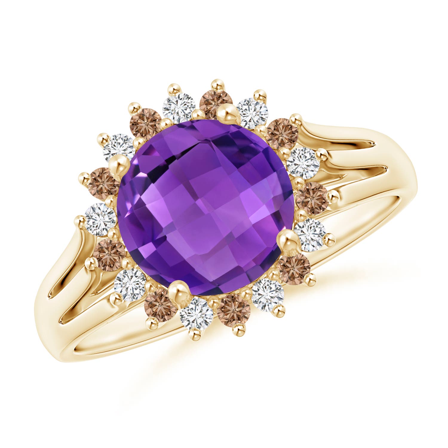 AAA - Amethyst / 2.1 CT / 14 KT Yellow Gold