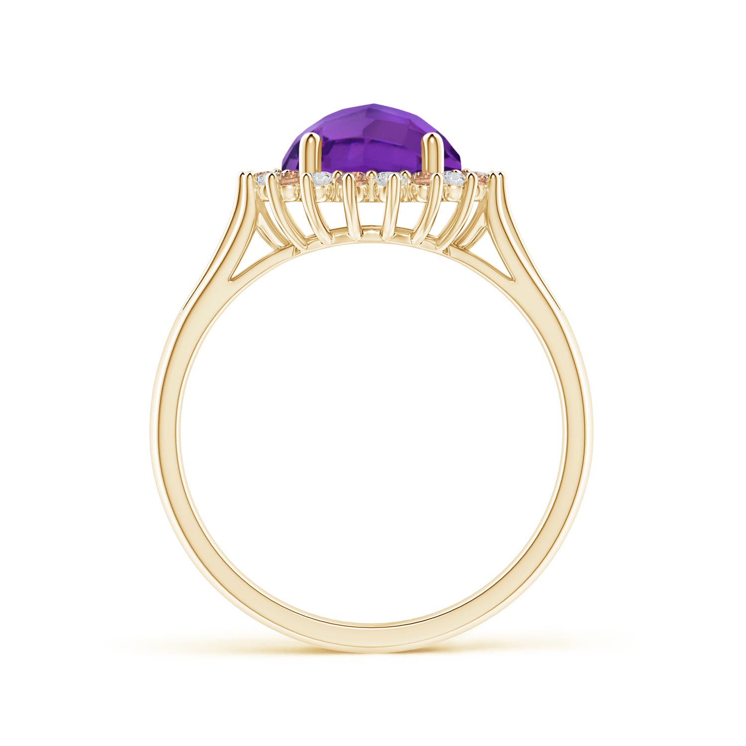 AAA - Amethyst / 2.1 CT / 14 KT Yellow Gold