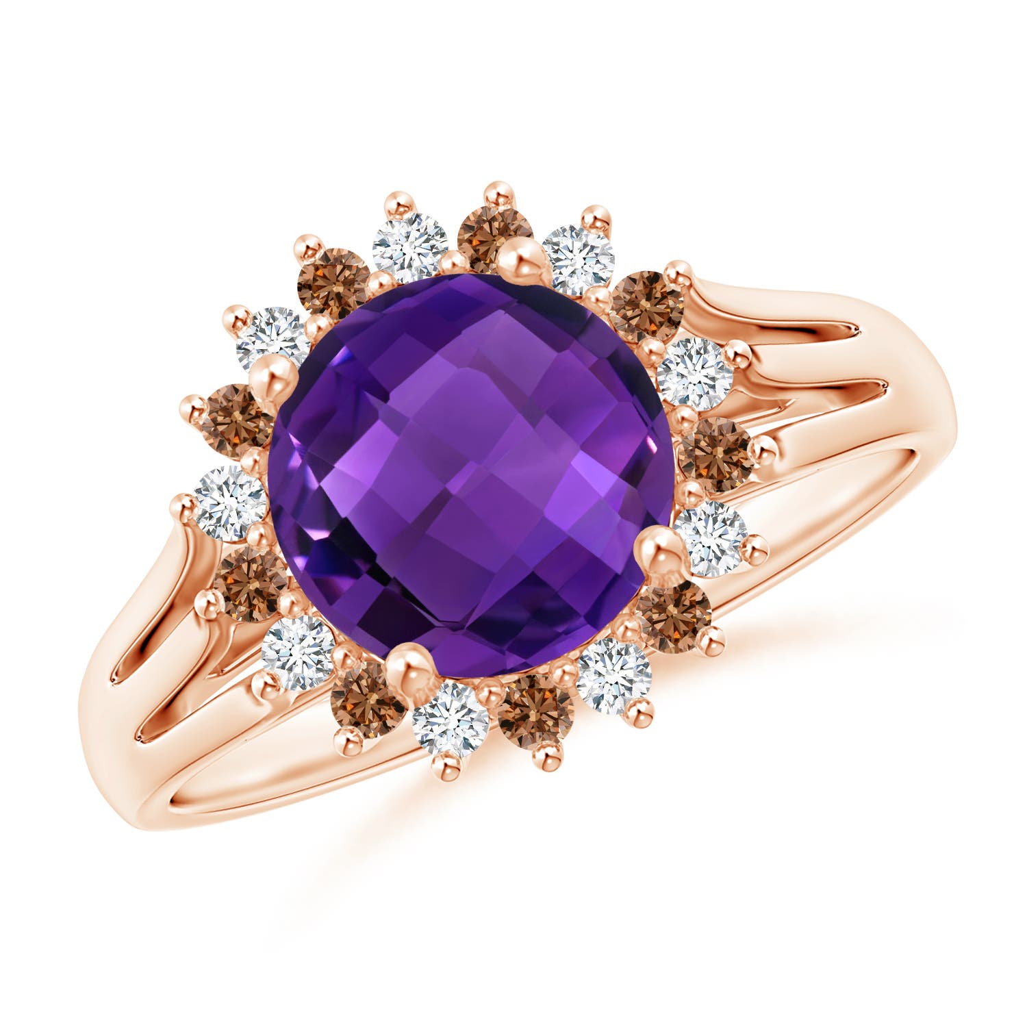 AAAA - Amethyst / 2.1 CT / 14 KT Rose Gold