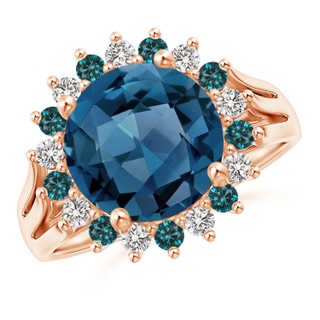 Round AA London Blue Topaz