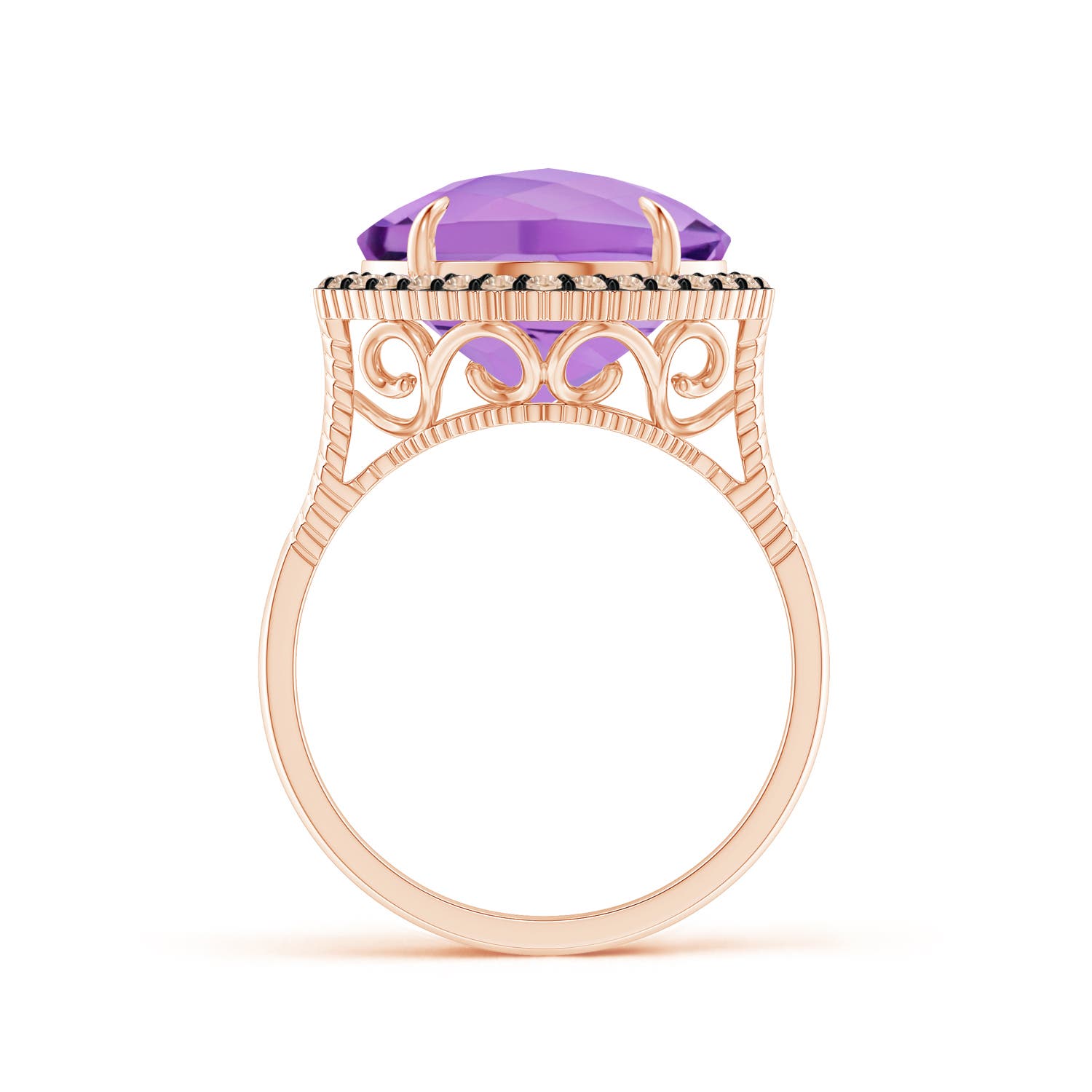 A - Amethyst / 4.98 CT / 14 KT Rose Gold