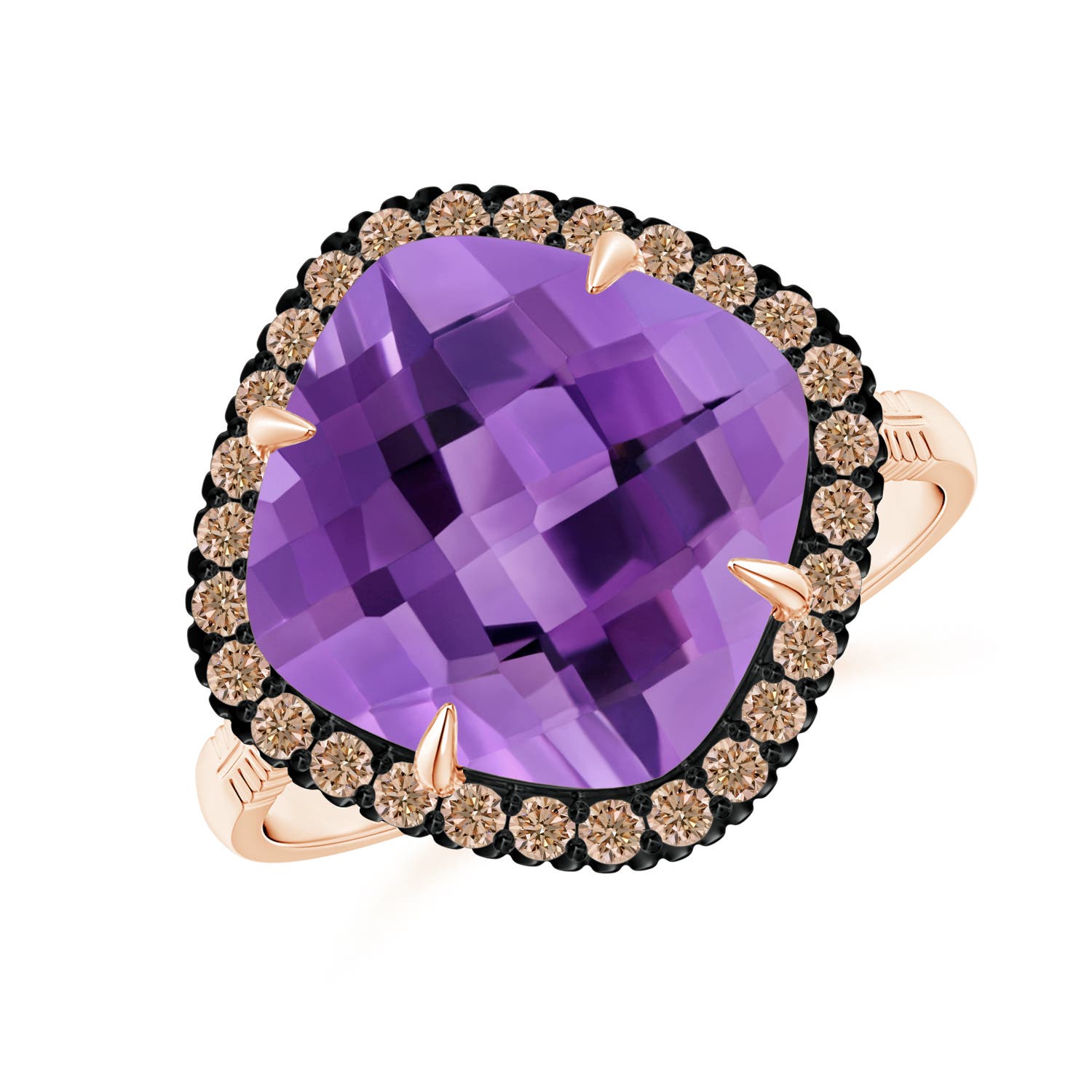 AA - Amethyst / 4.98 CT / 14 KT Rose Gold