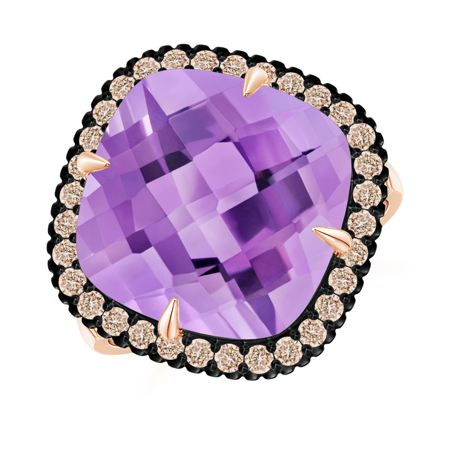 A - Amethyst / 8.38 CT / 14 KT Rose Gold