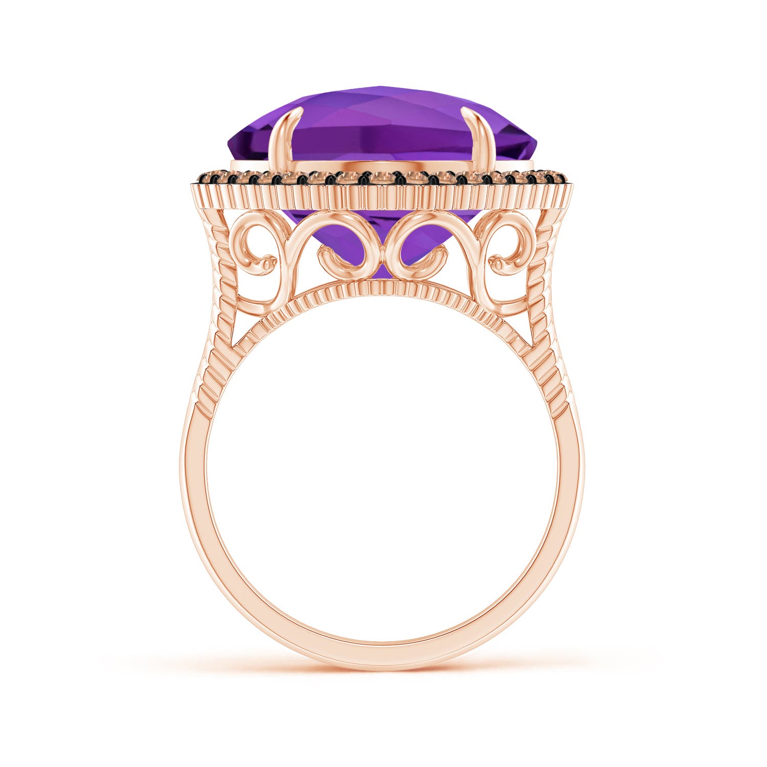 AAA - Amethyst / 8.38 CT / 14 KT Rose Gold