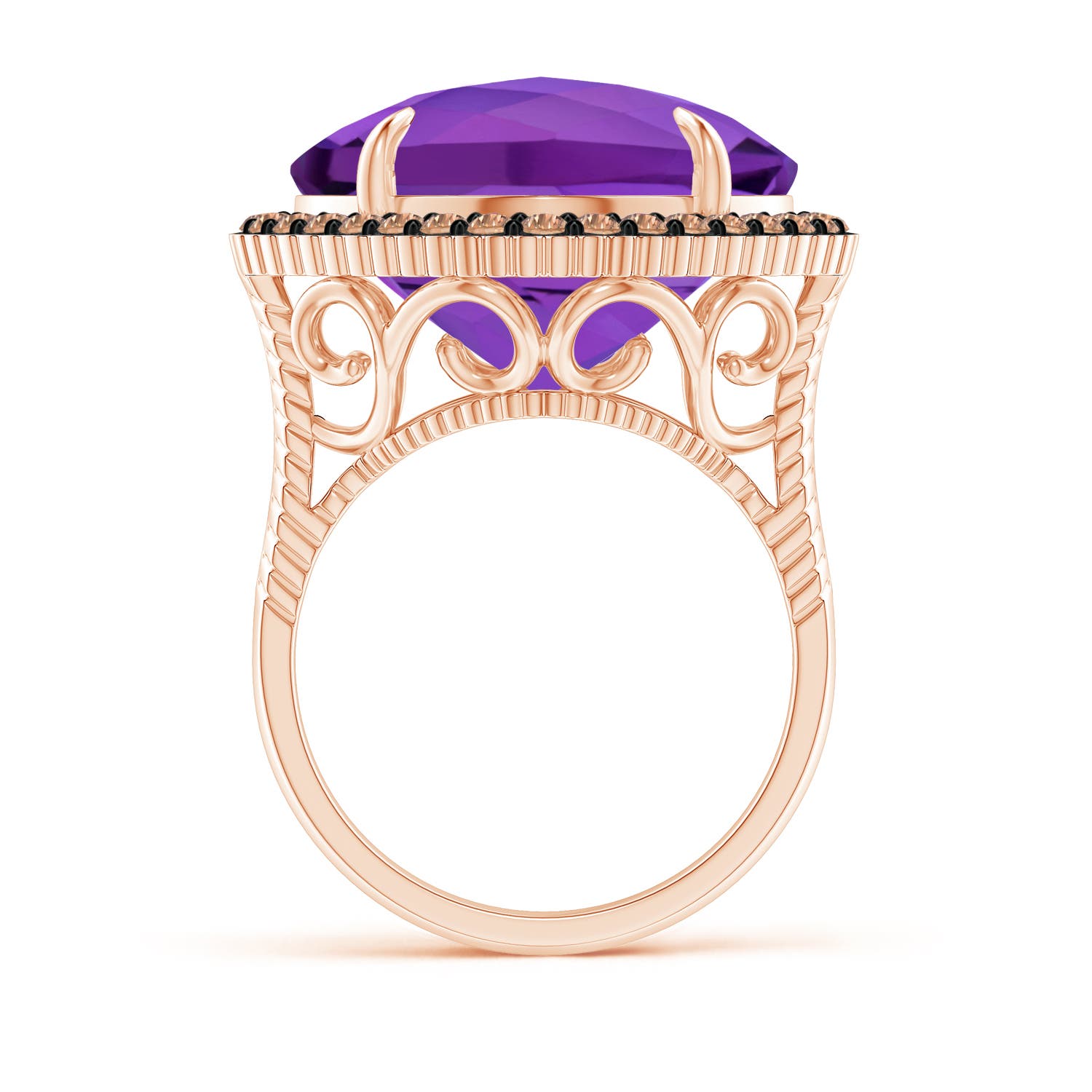 AAA - Amethyst / 14.08 CT / 14 KT Rose Gold